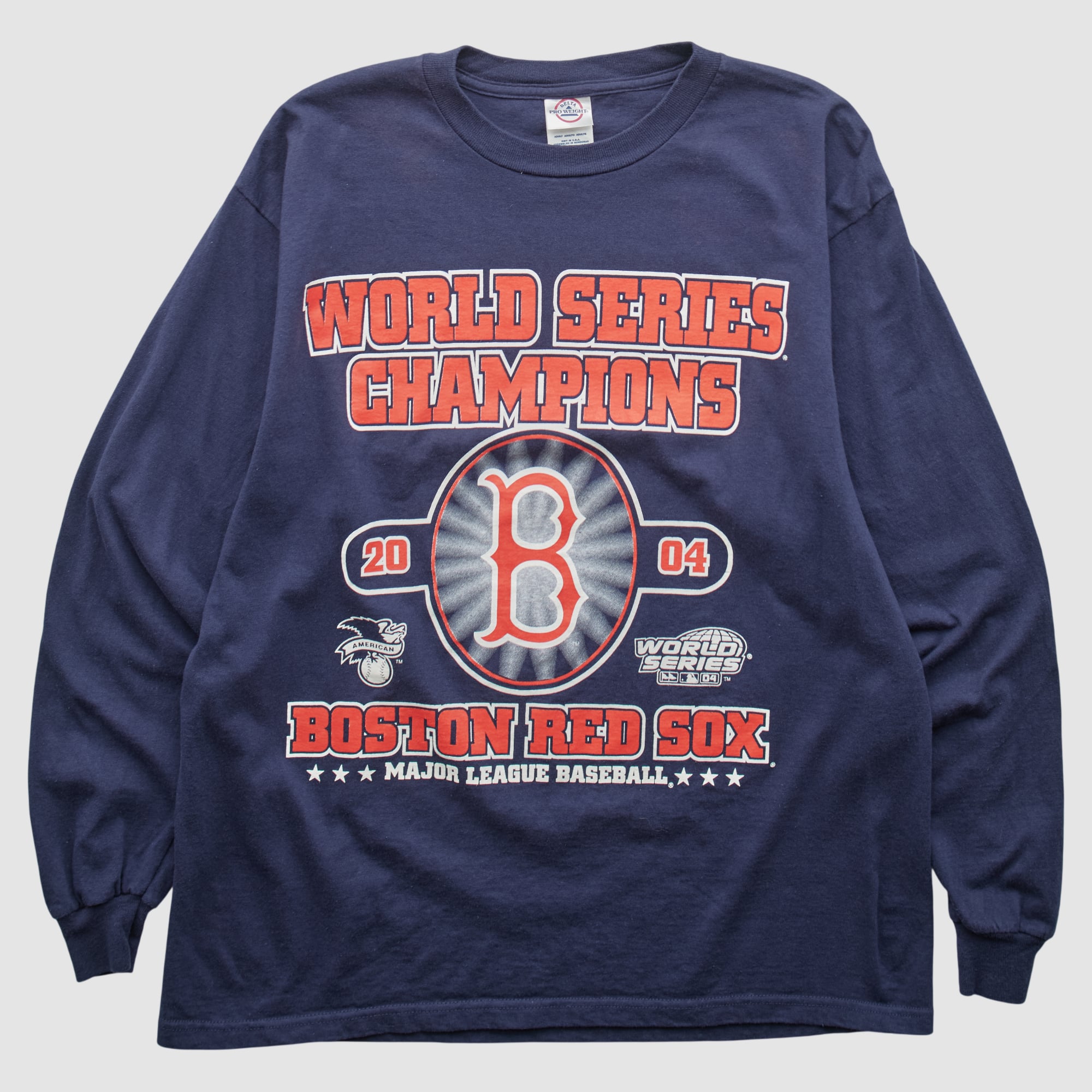 Boston Red Sox Delta 2004 Long Sleeve T-shirt - Navy - M