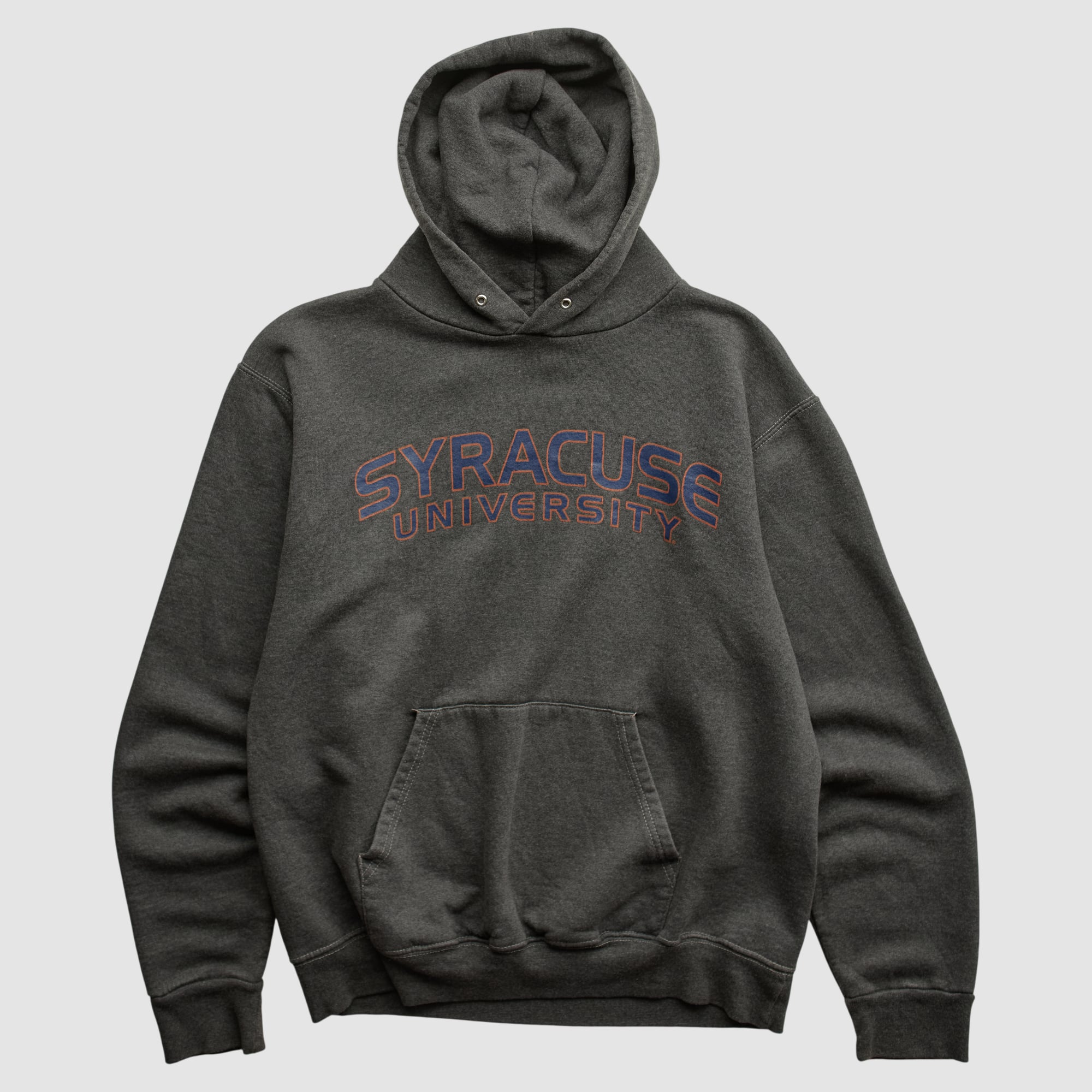 Syracuse Orange Champion 2000s Hooded Pullover Sweatshirt - Charcoal - S