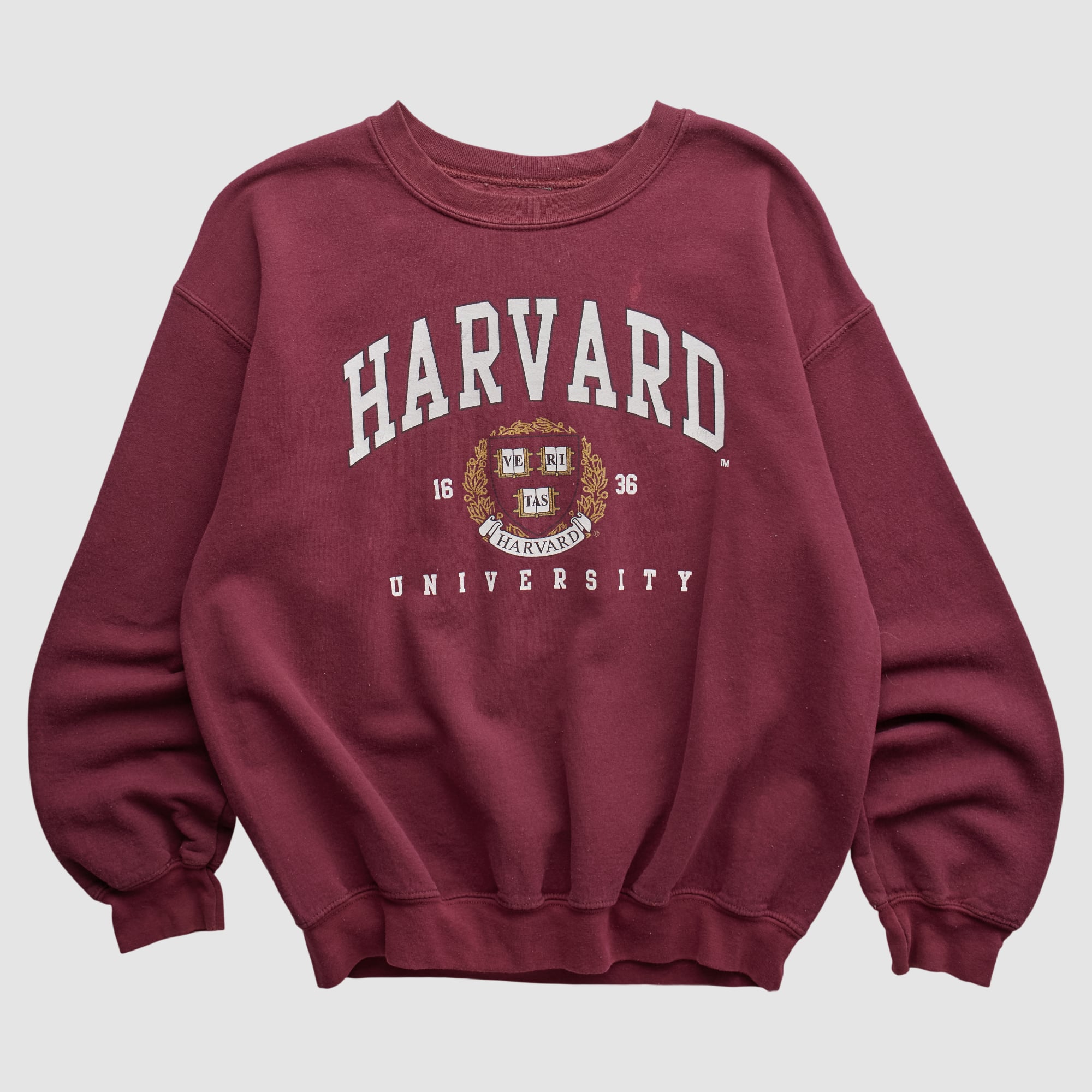 Harvard Crimson 2010s Pullover Sweatshirt - Maroon - S