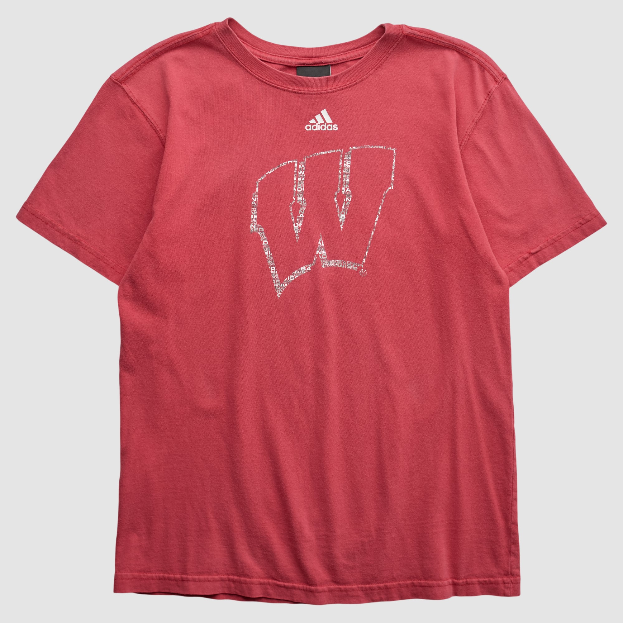 Wisconsin Badgers Adidas 2010s T-shirt - Red - XS
