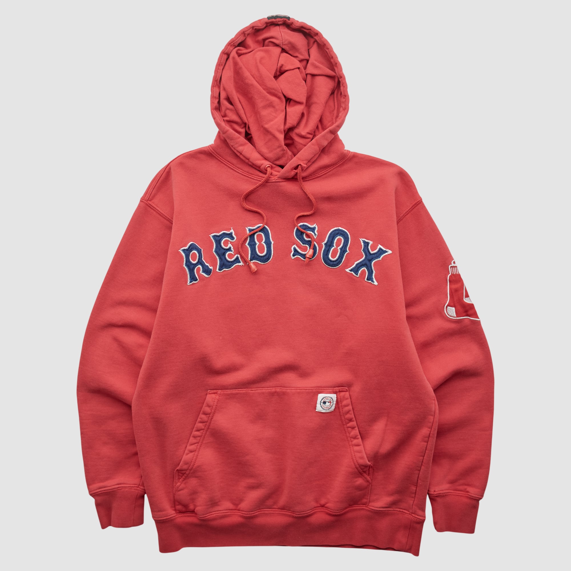 Boston Red Sox Stitches 2000s Hooded Pullover Sweatshirt - Red - XS