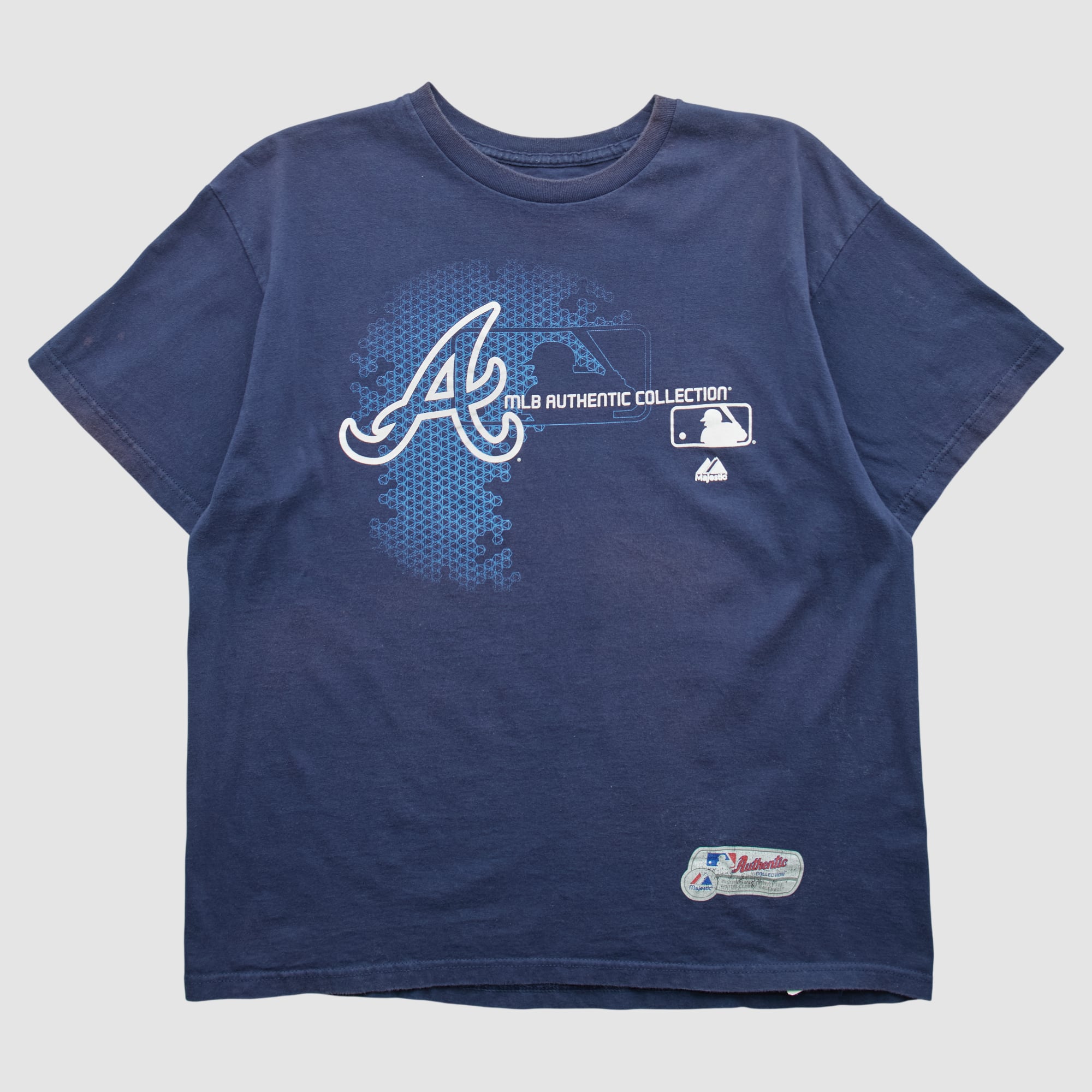 Atlanta Braves Majestic 2010s T-shirt - Navy - M