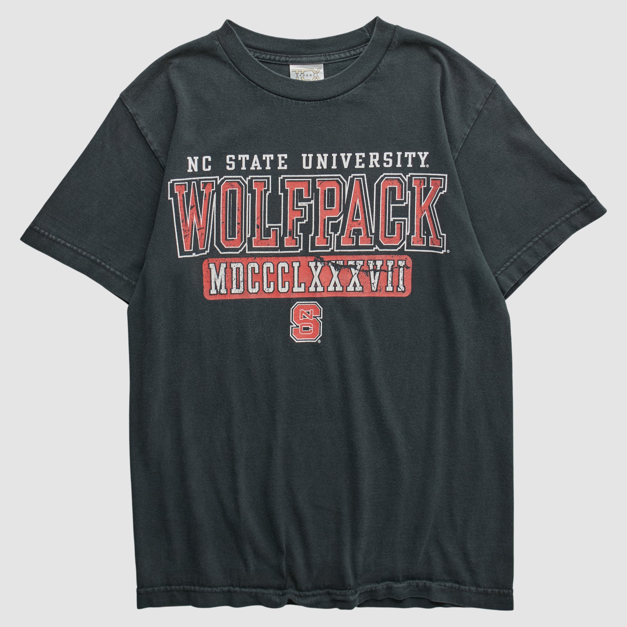 NC State Wolfpack Cotton Exchange 2000s T-shirt - Black - XS