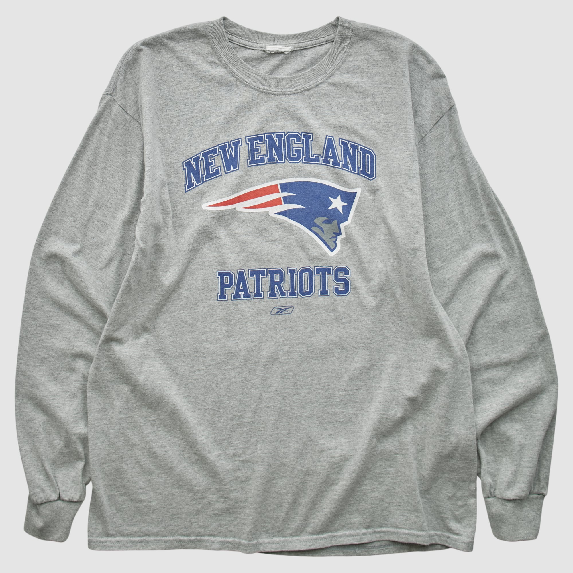 New England Patriots 2000s Long Sleeve T-shirt - Heather Gray - S