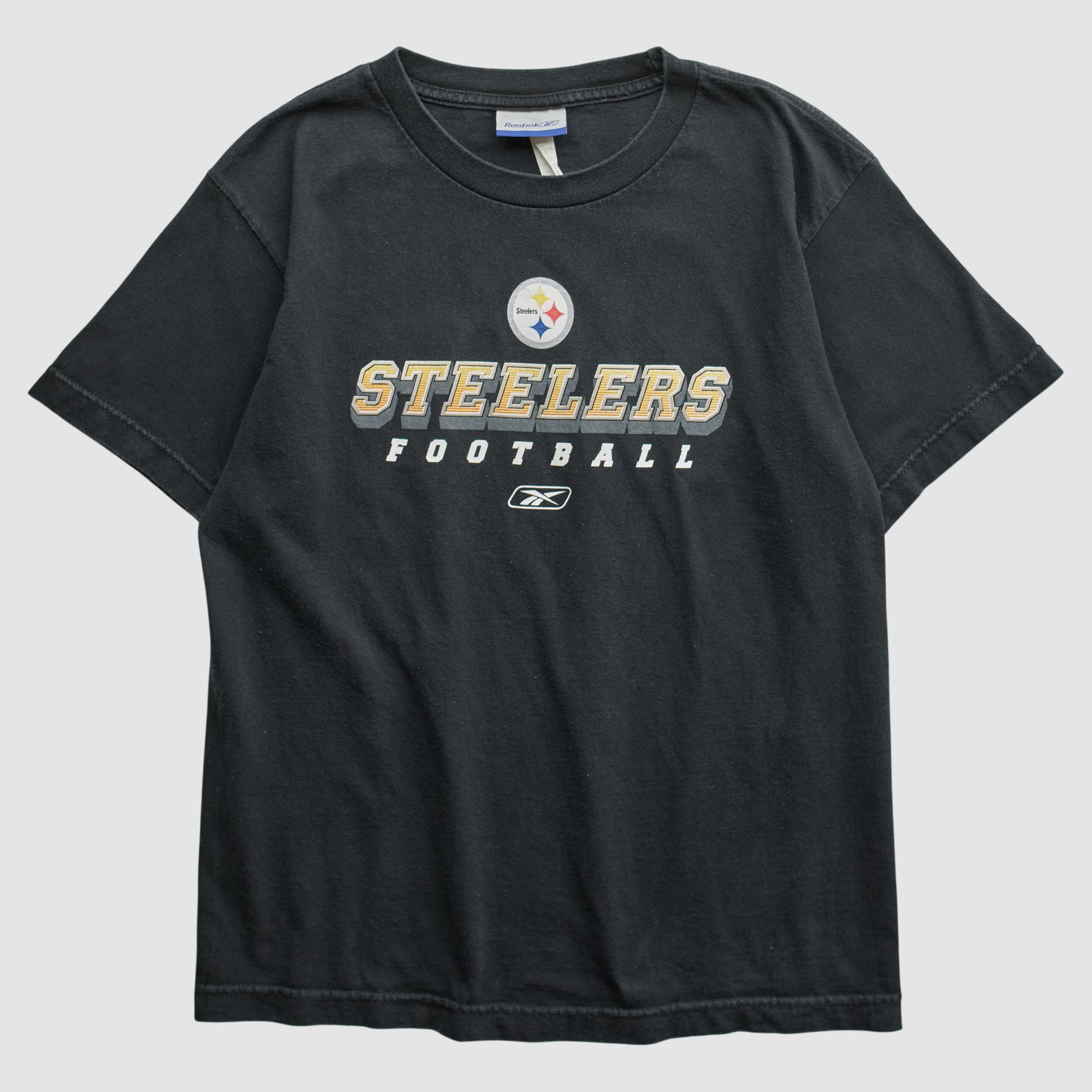 Pittsburgh Steelers Reebok 2000s T-shirt - Black - Yth XL
