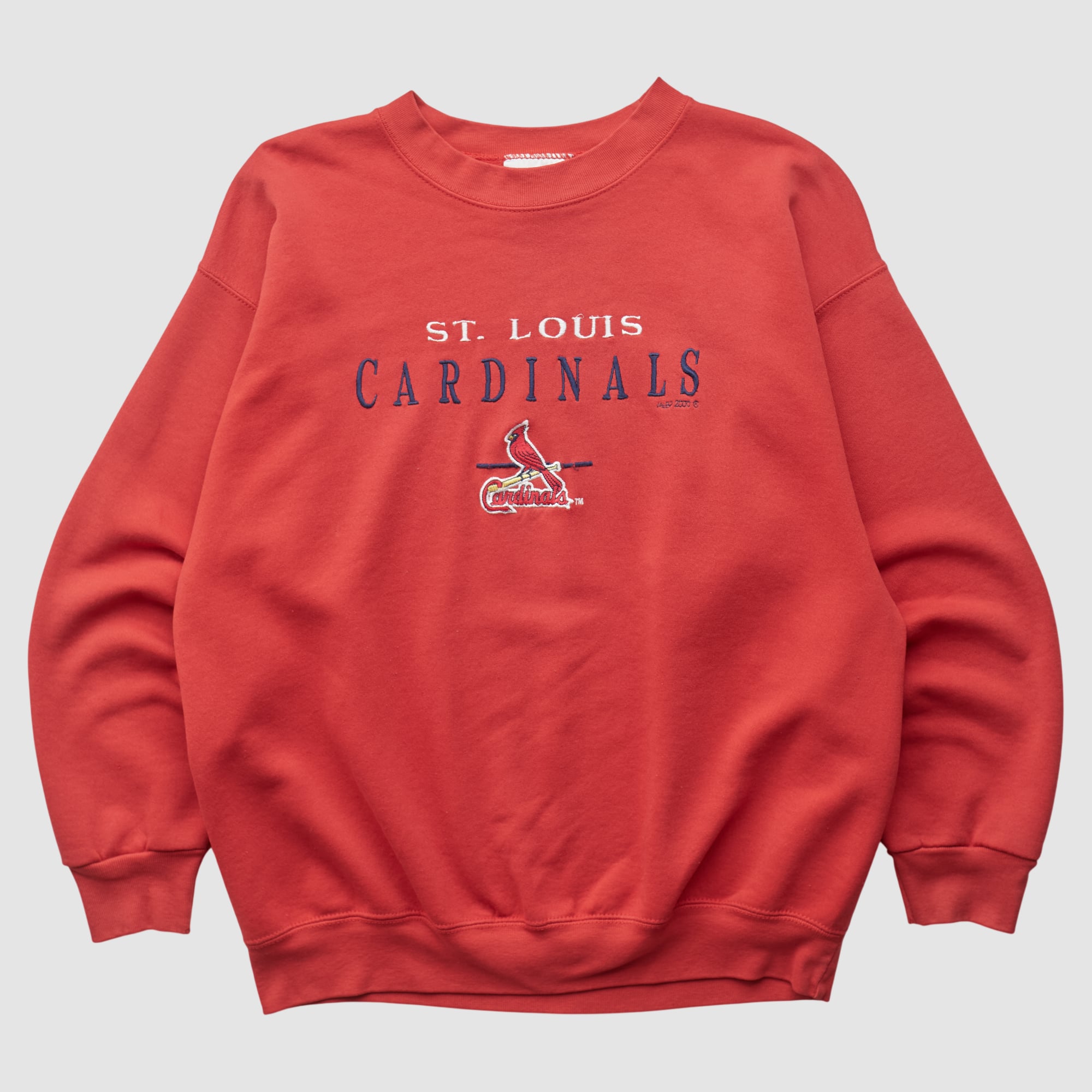 St. Louis Cardinals Puma 2000 Pullover Sweatshirt - Red - XS