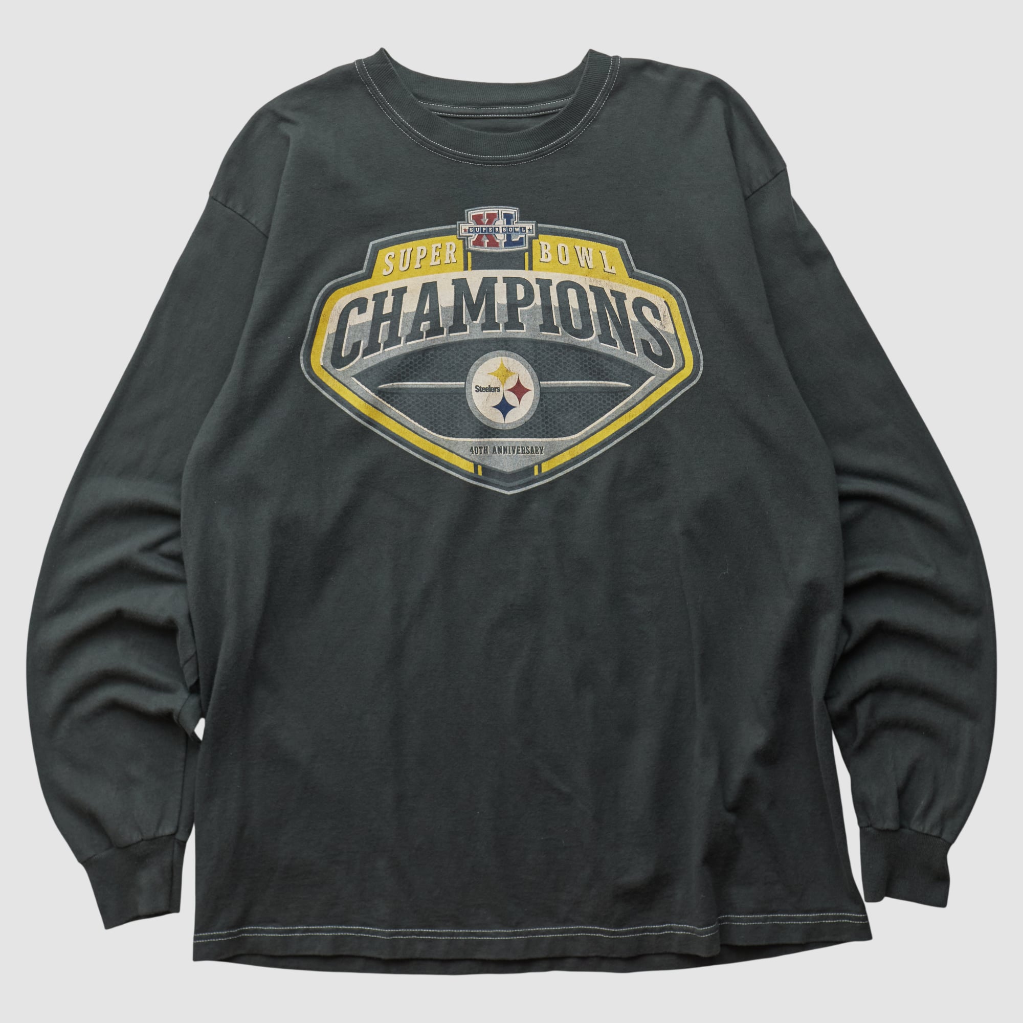 Pittsburgh Steelers Reebok 2000s Sweatshirt - Black - S