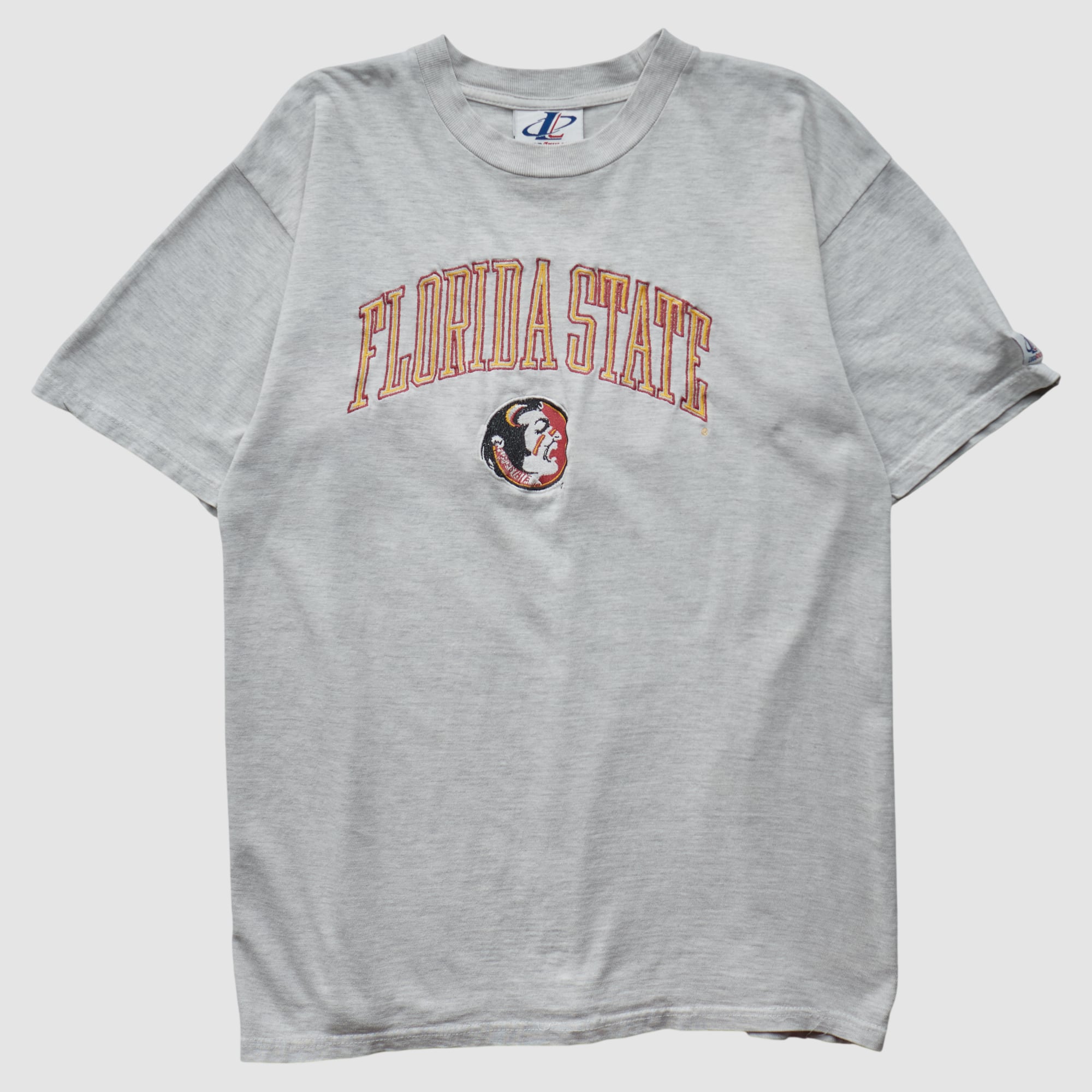 Florida State Seminoles Logo Athletic 90s T-shirt - Heather Gray - XS