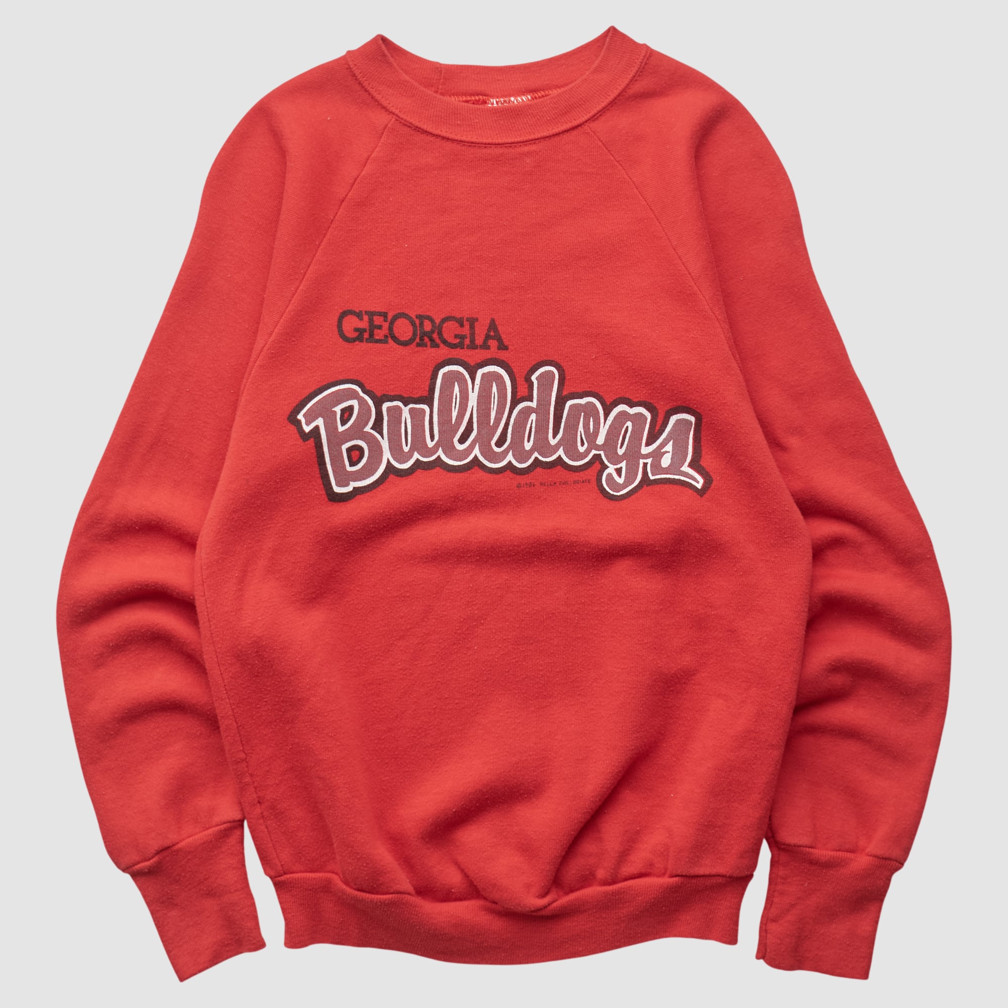 Georgia Bulldogs Signal 1986 Pullover Sweatshirt - Red - XS
