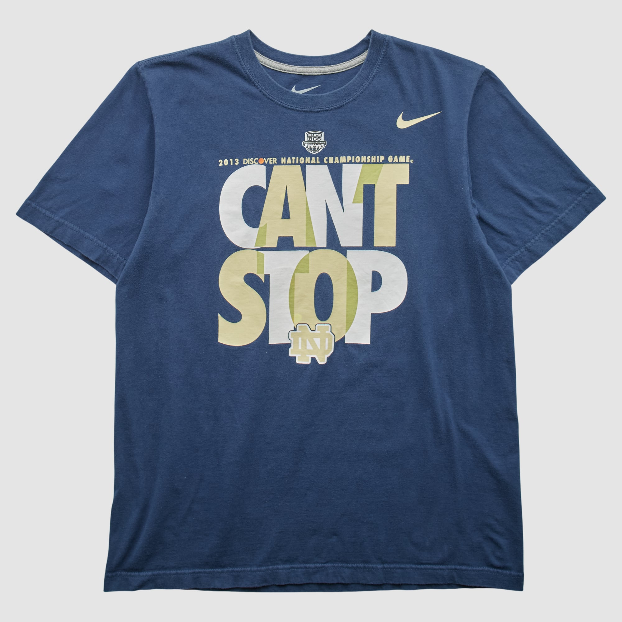 Notre Dame Fighting Irish Nike 2013 T-shirt - Blue - M