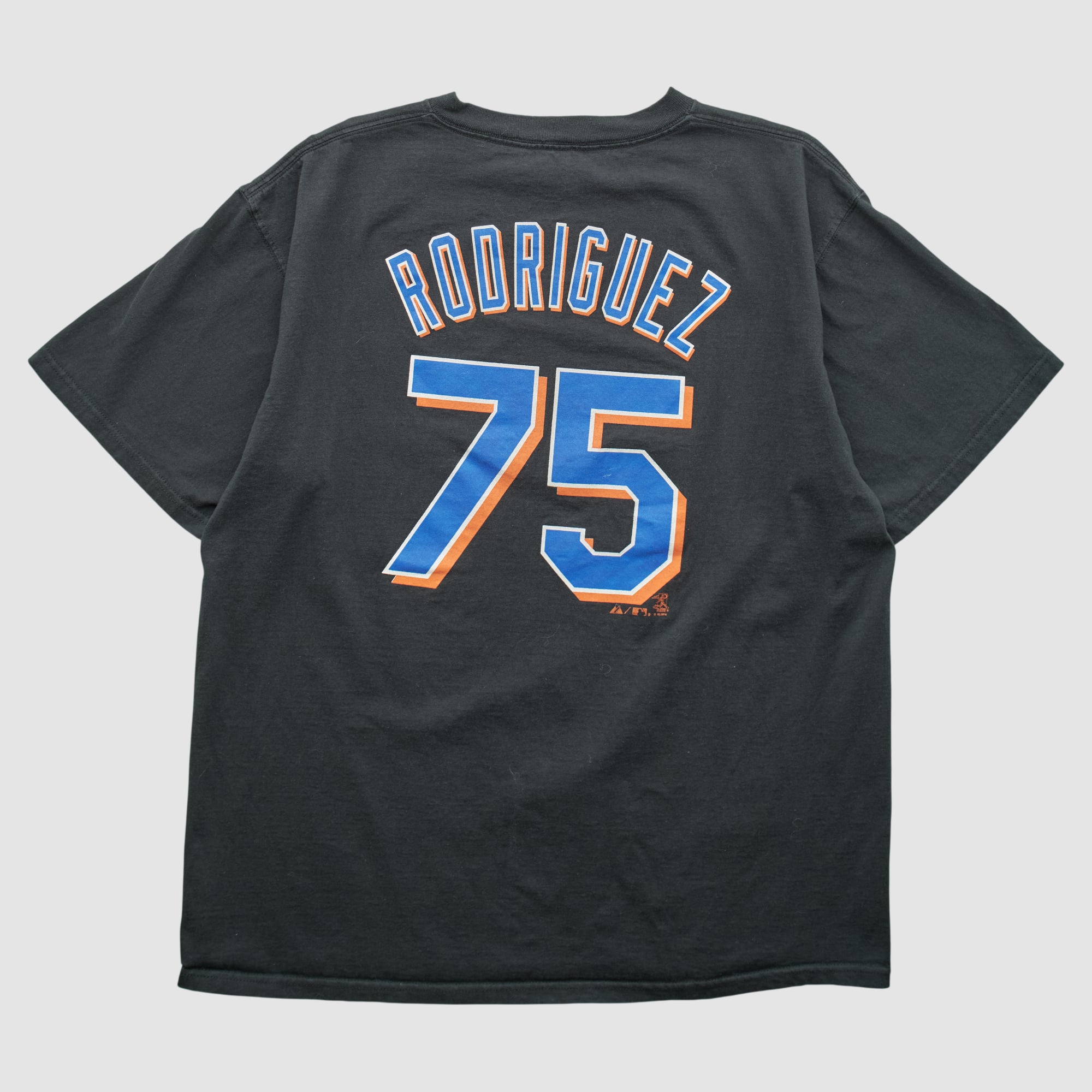 New York Mets Majestic 2000s T-shirt - Black - XL