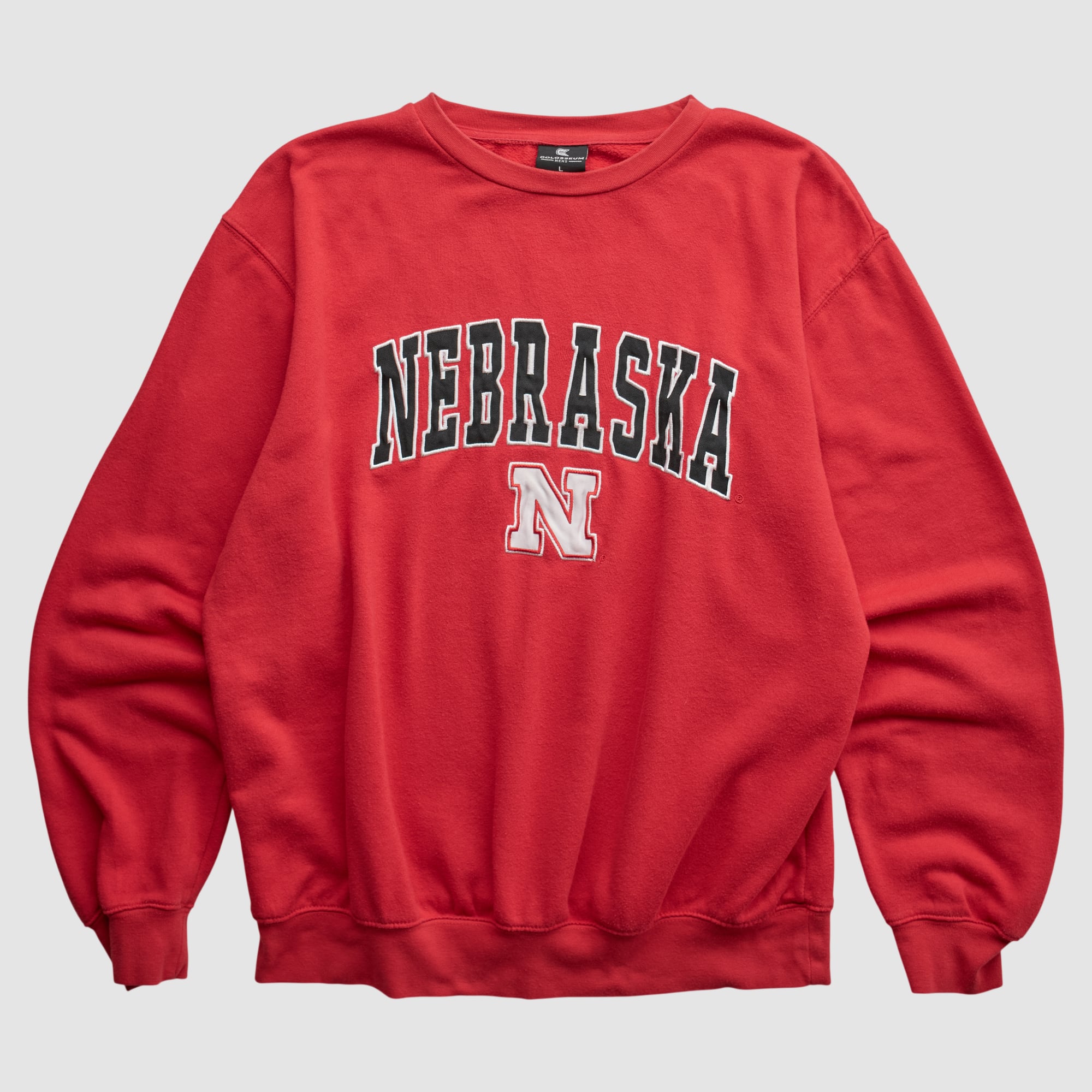 Nebraska Huskers Colosseum 2010s Pullover Sweatshirt - Red - S