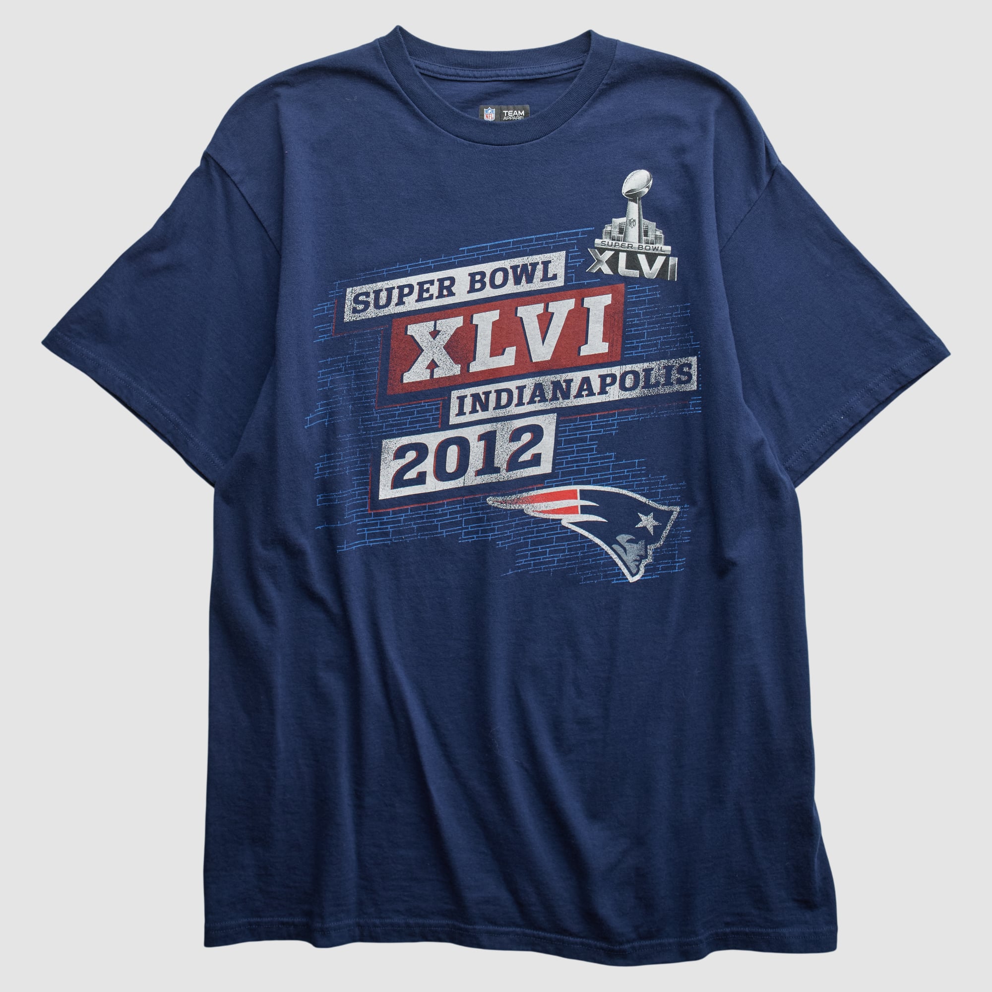 New England Patriots Team Edition Apparel 2012 T-shirt - Navy - XL