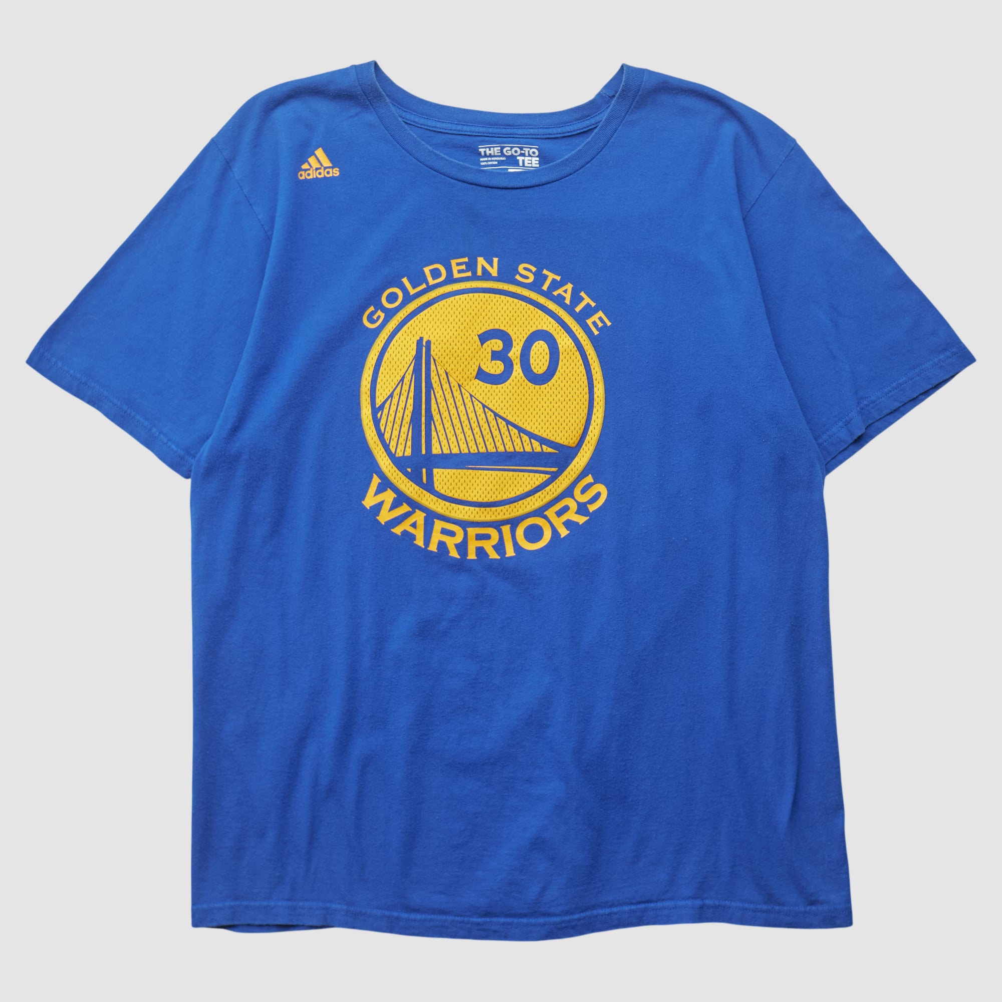 Golden State Warriors Adidas 2010s T-shirt - Blue - S