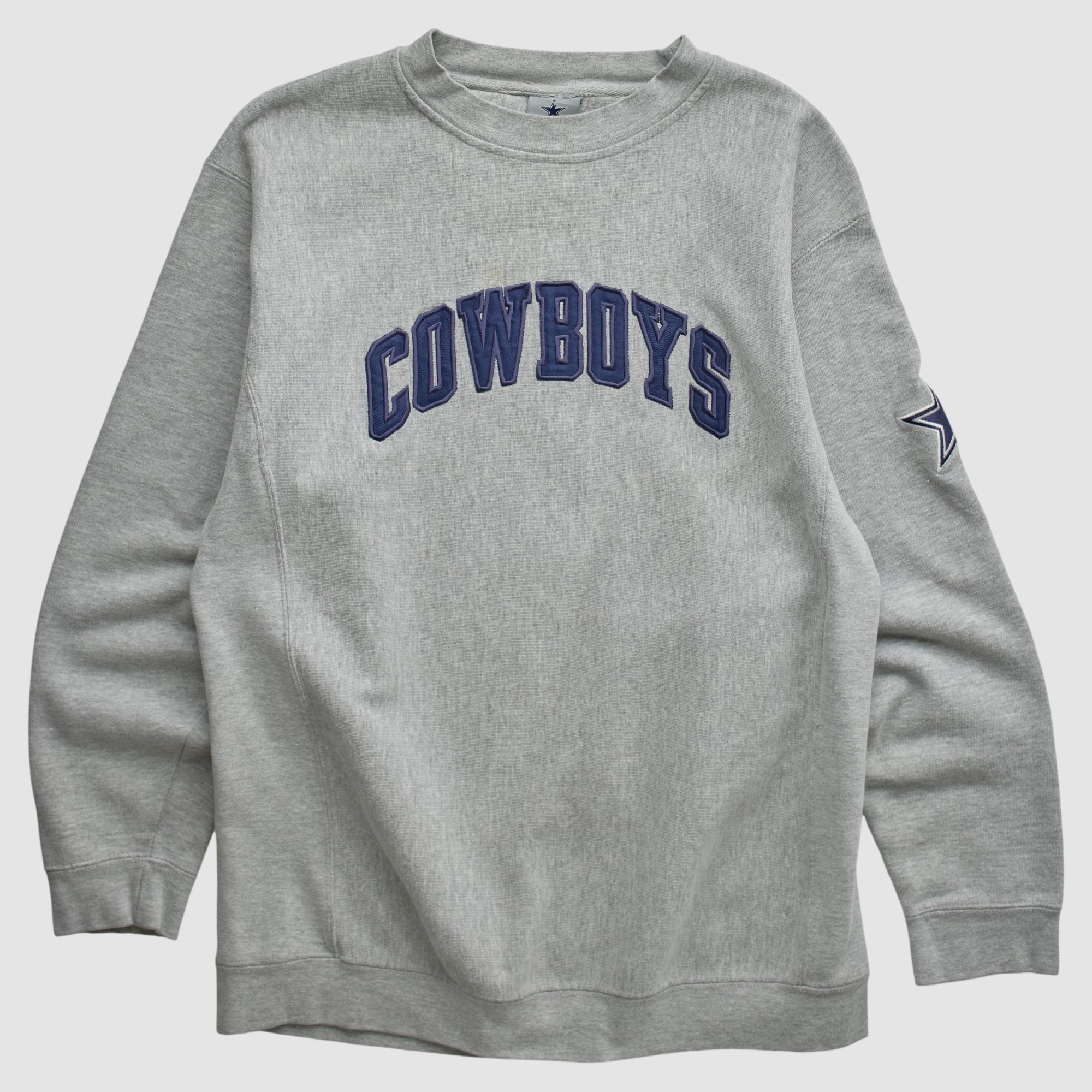 Dallas Cowboys Cowboys Authentic Apparel 2010s Pullover Sweatshirt - Heather Gray - S
