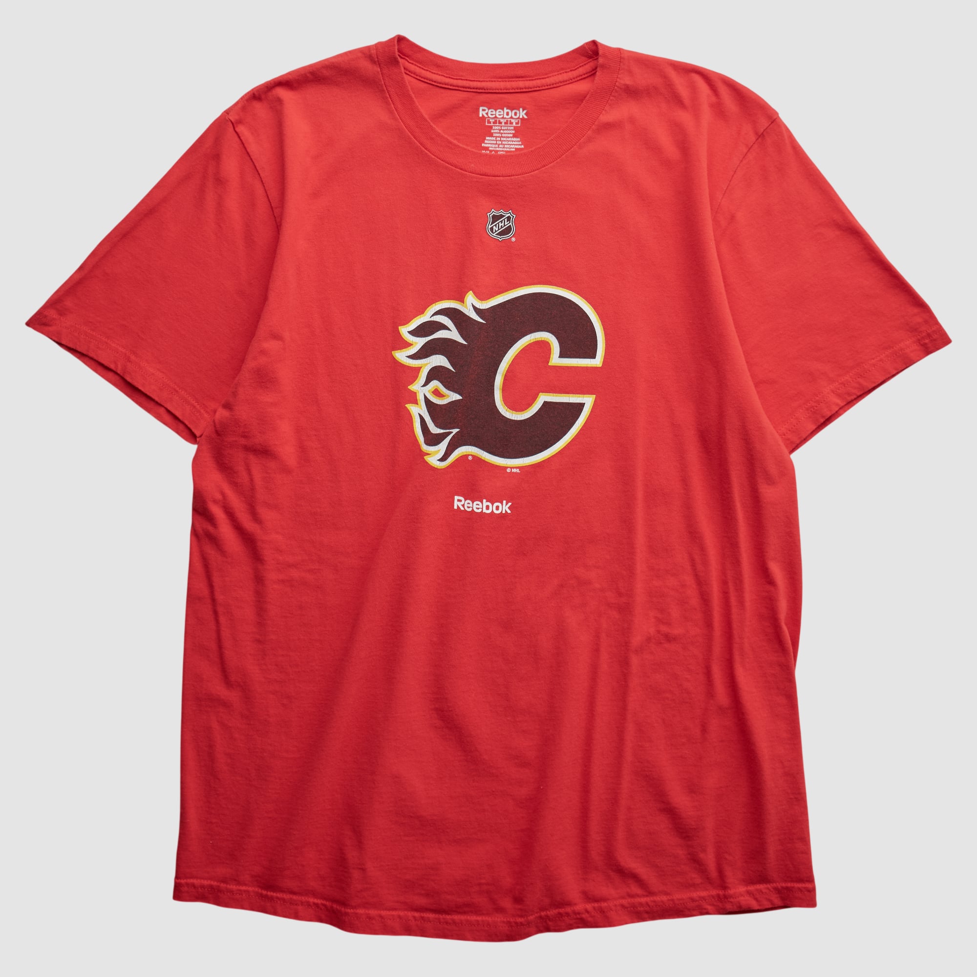 Calgary Flames Reebok 2010s T-shirt - Red - S