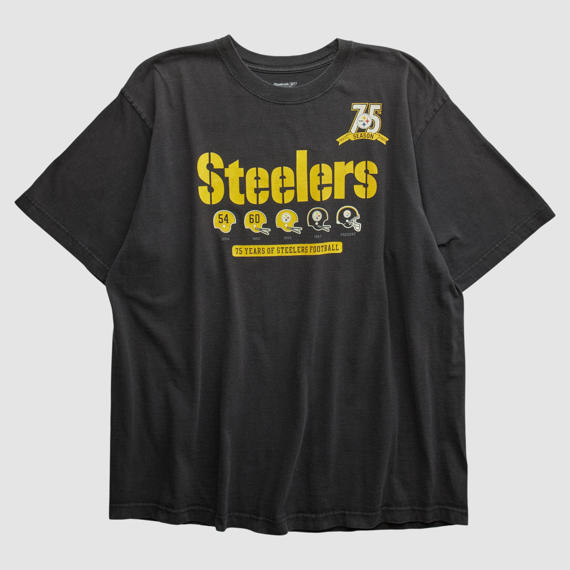 Pittsburgh Steelers Reebok 2007 T-shirt - Black - L