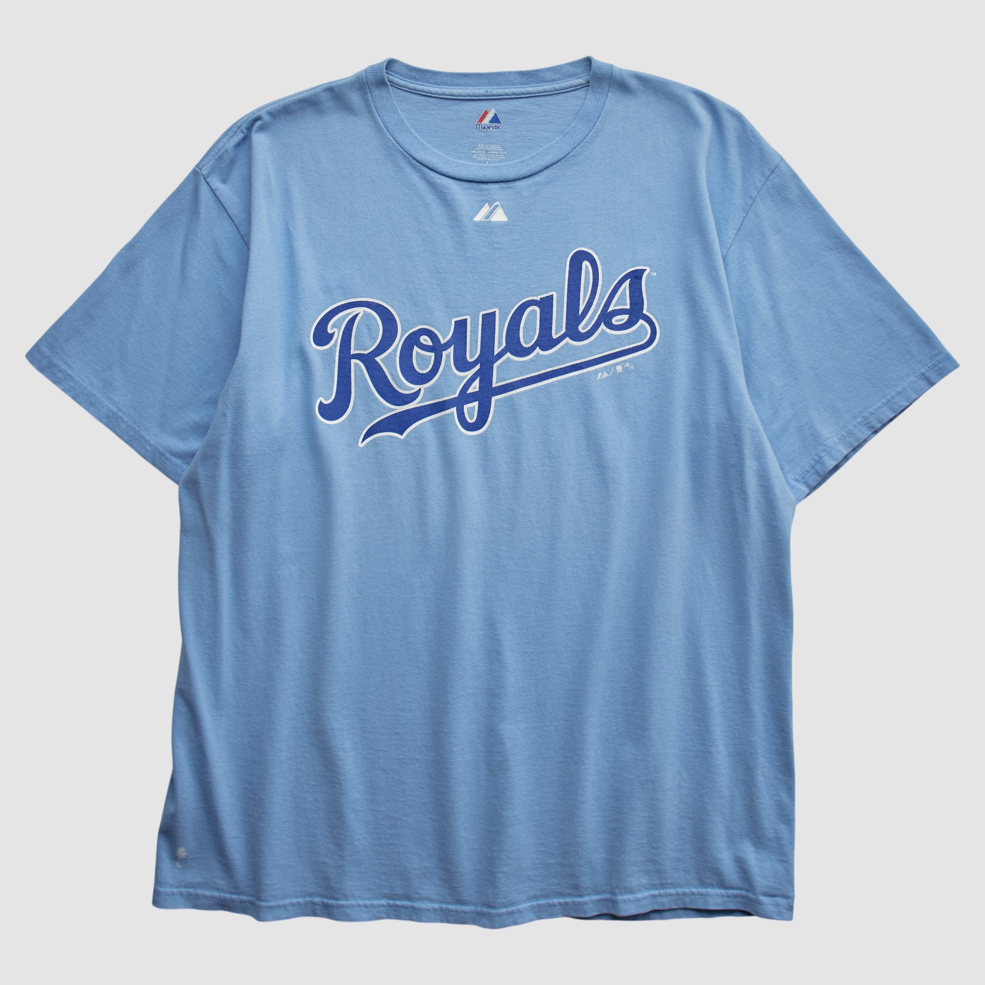 Kansas City Royals Majestic 2010s T-shirt - Light Blue - S