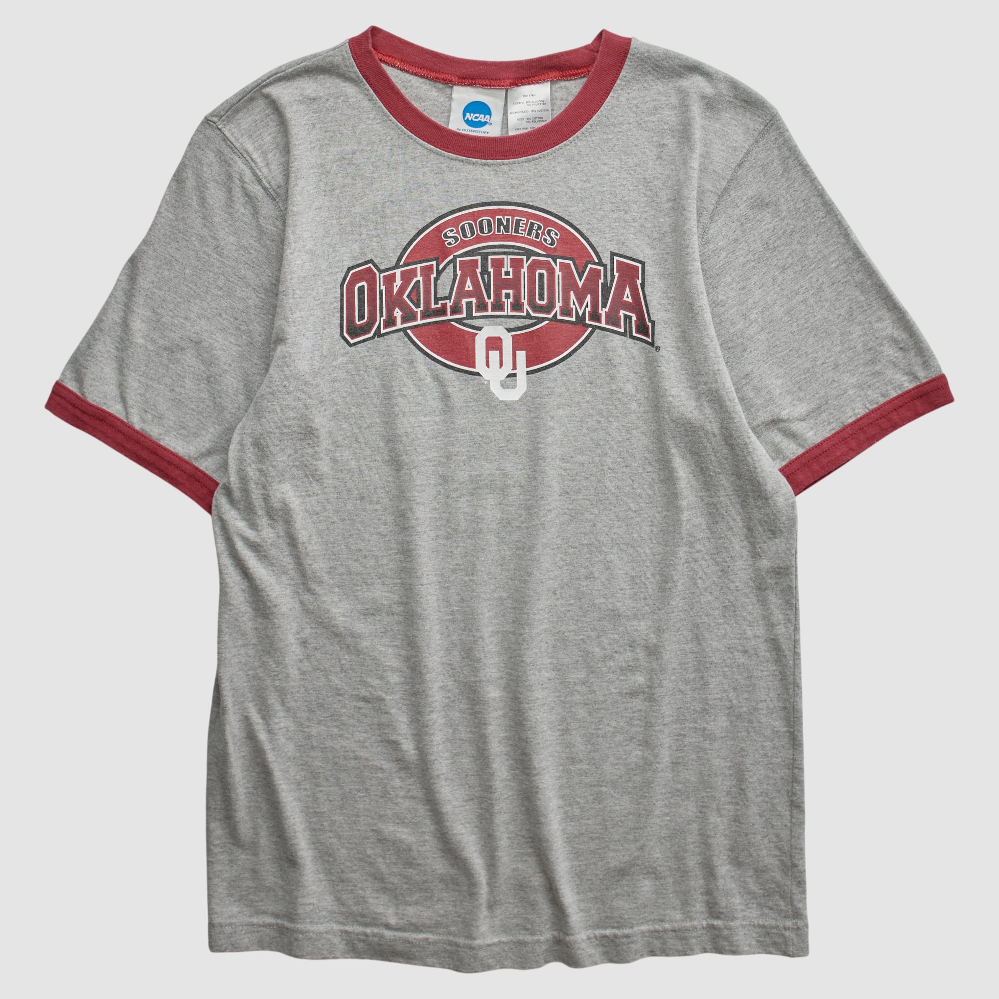 Oklahoma Sooners NCAA 2010s T-shirt - Heather Gray - XS