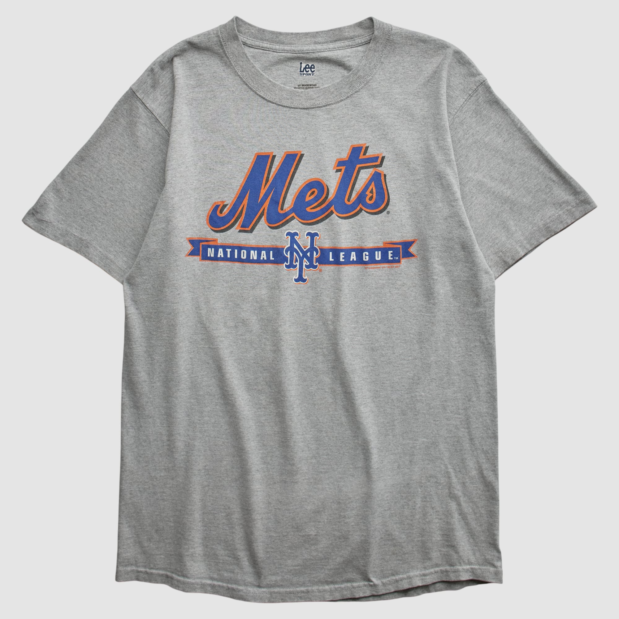 New York Mets Lee Apparel 2010s T-shirt - Gray - S