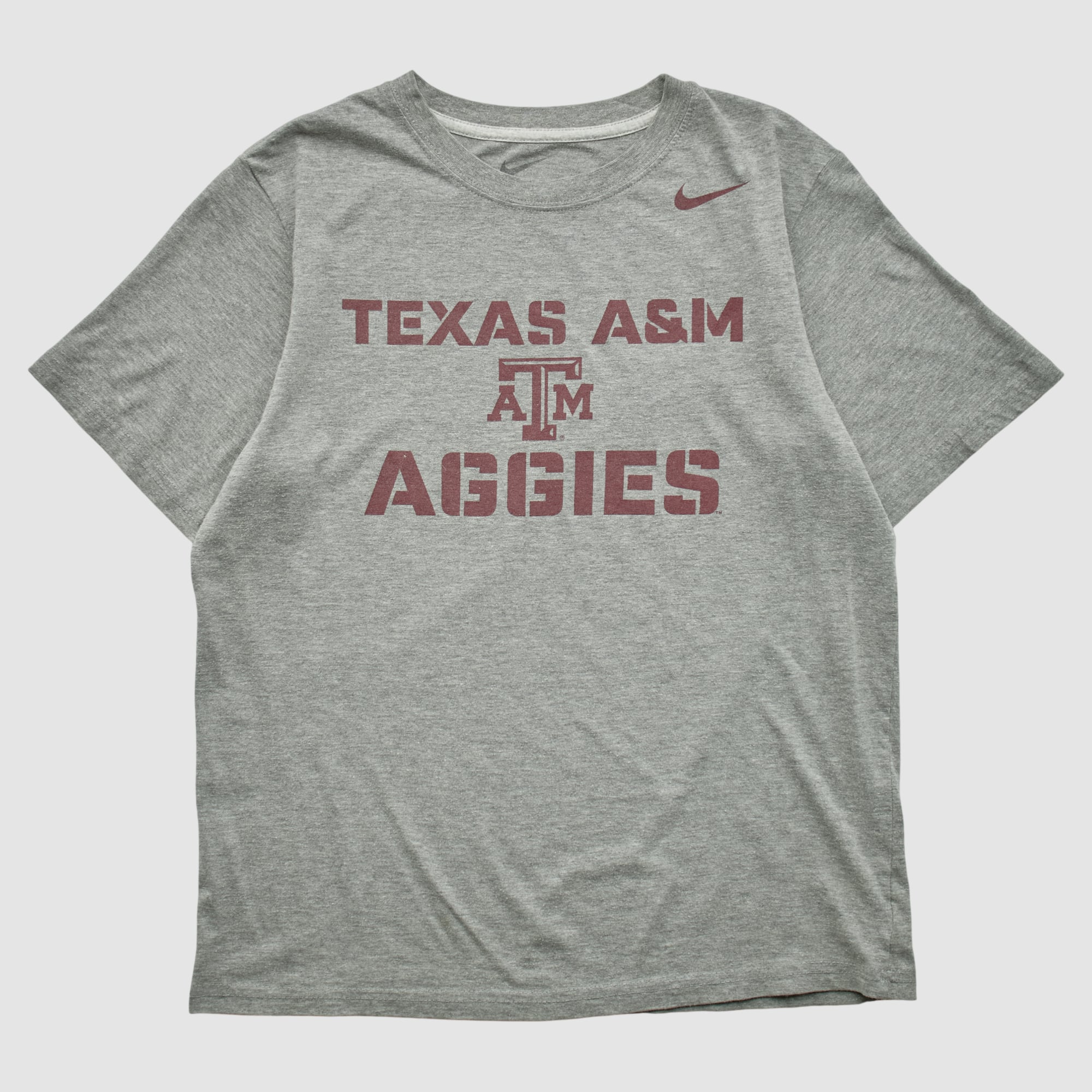 Texas A&M Aggies Nike 2010s T-shirt - Heather Gray - S