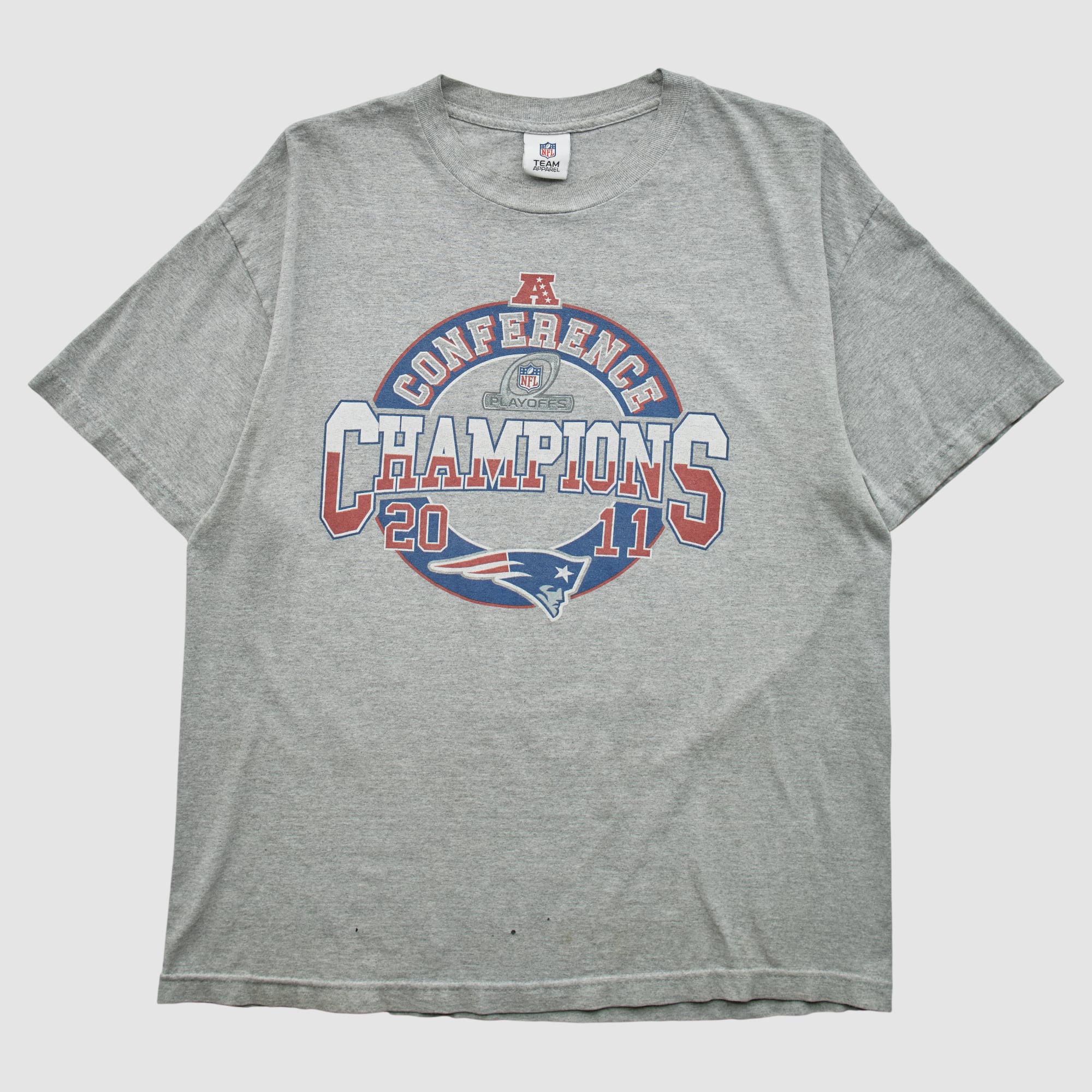 New England Patriots NFL 2011 T-shirt - Heather Gray - XL