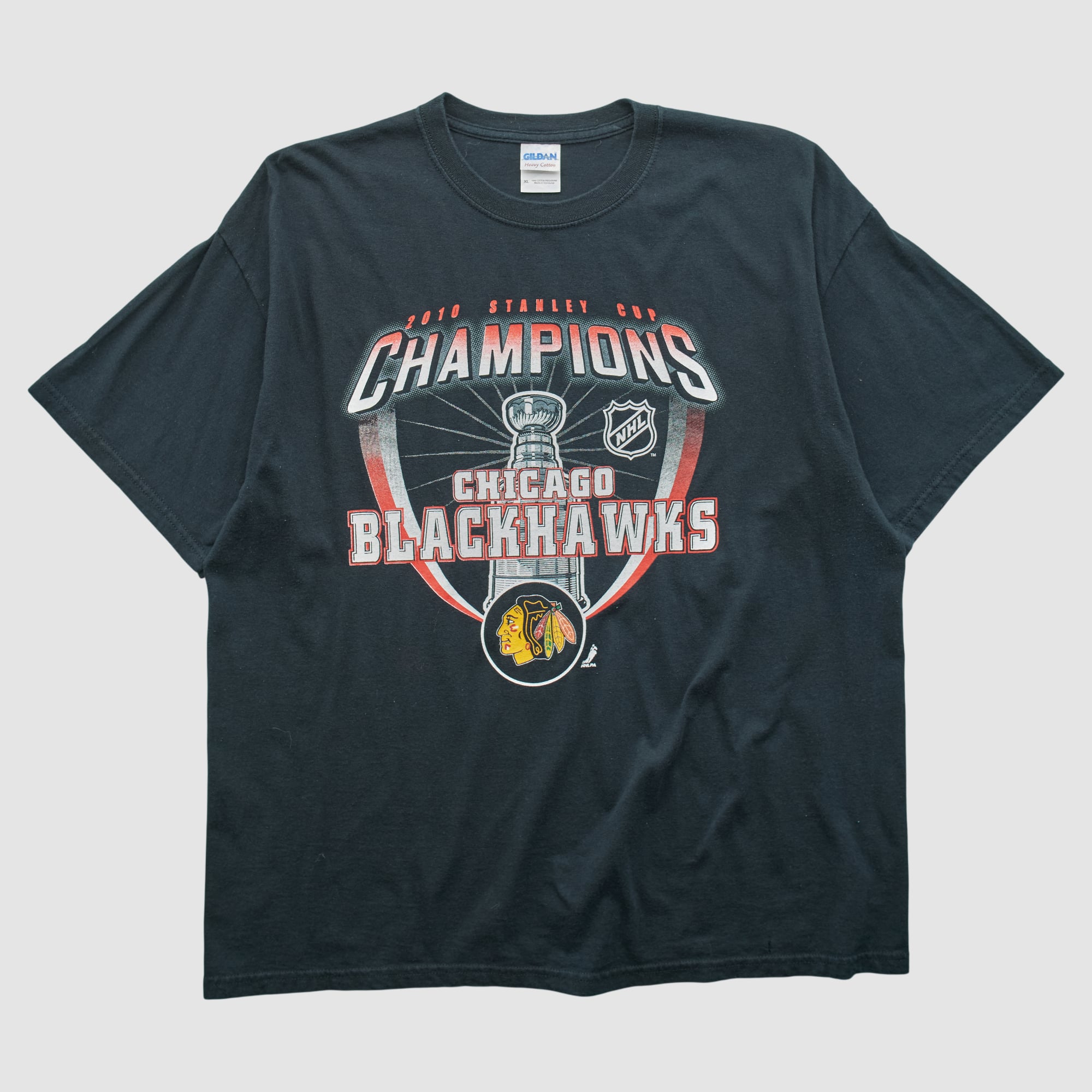 Chicago Blackhawks Gildan 2010 T-shirt - Black - XL