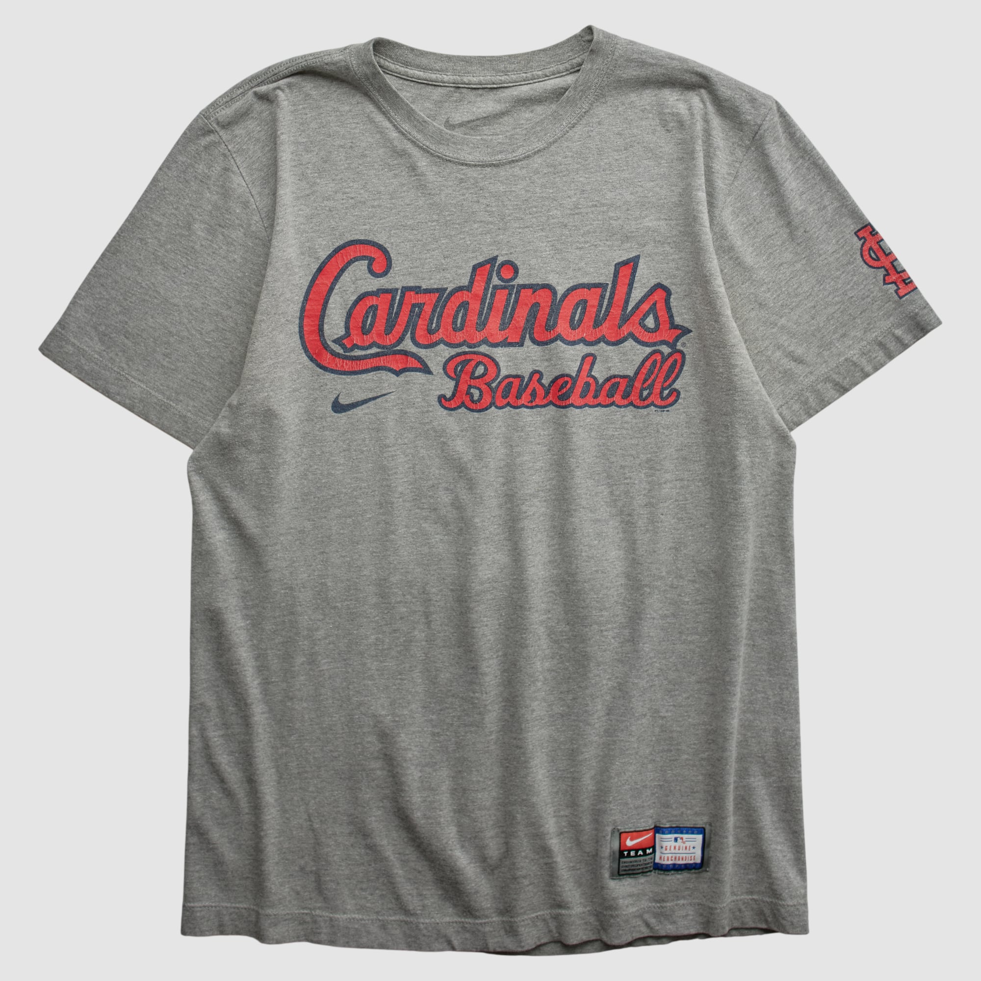 St. Louis Cardinals Nike 2000s T-shirt - Dark Heather Gray - S