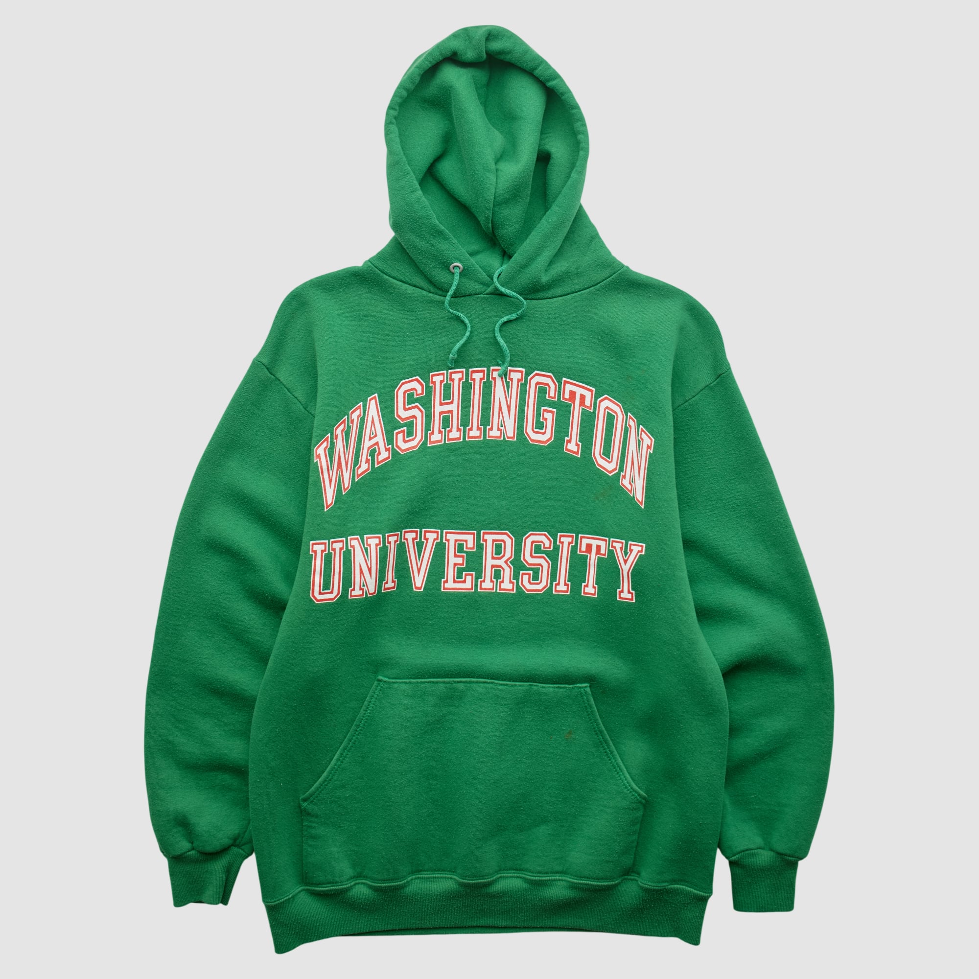 Washington Univ St Louis Bears Jansport 2000s Hooded Pullover Sweatshirt - Green - S