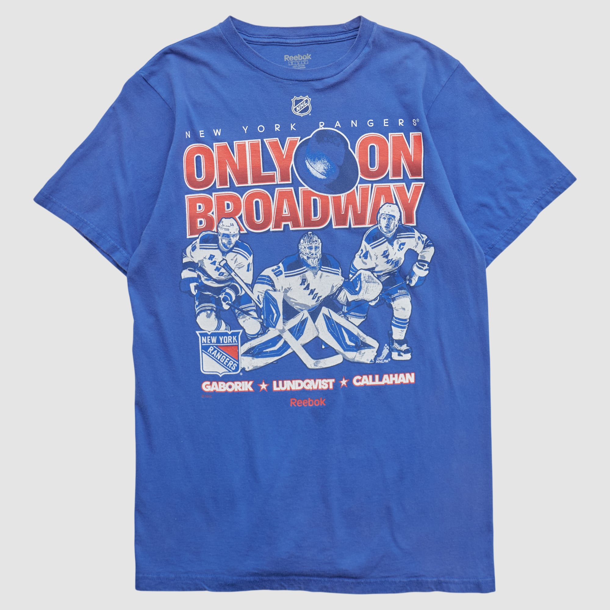 New York Rangers Reebok 2010s T-shirt - Blue - XS