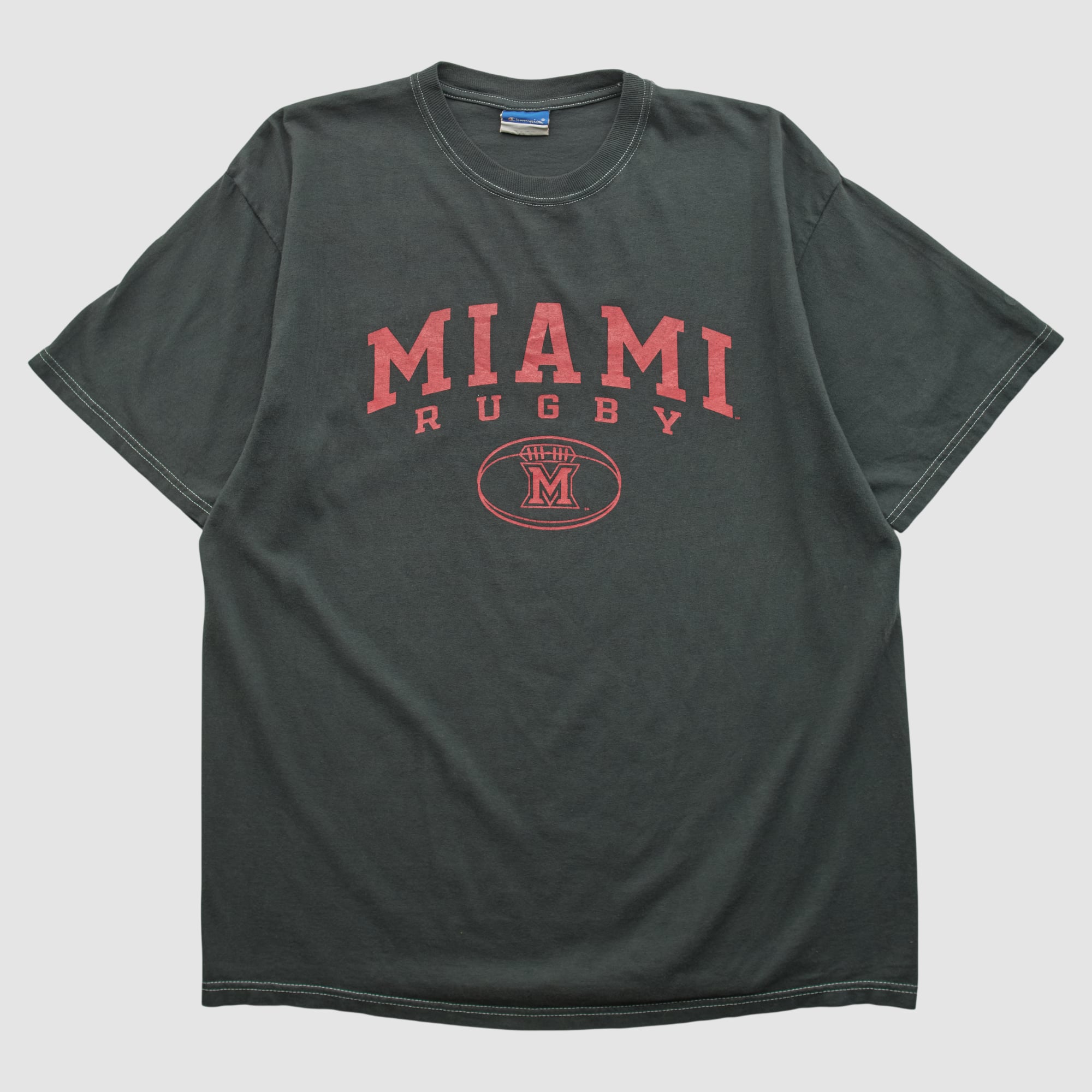 Miami University RedHawks Champion 2000s T-shirt - Black - XL