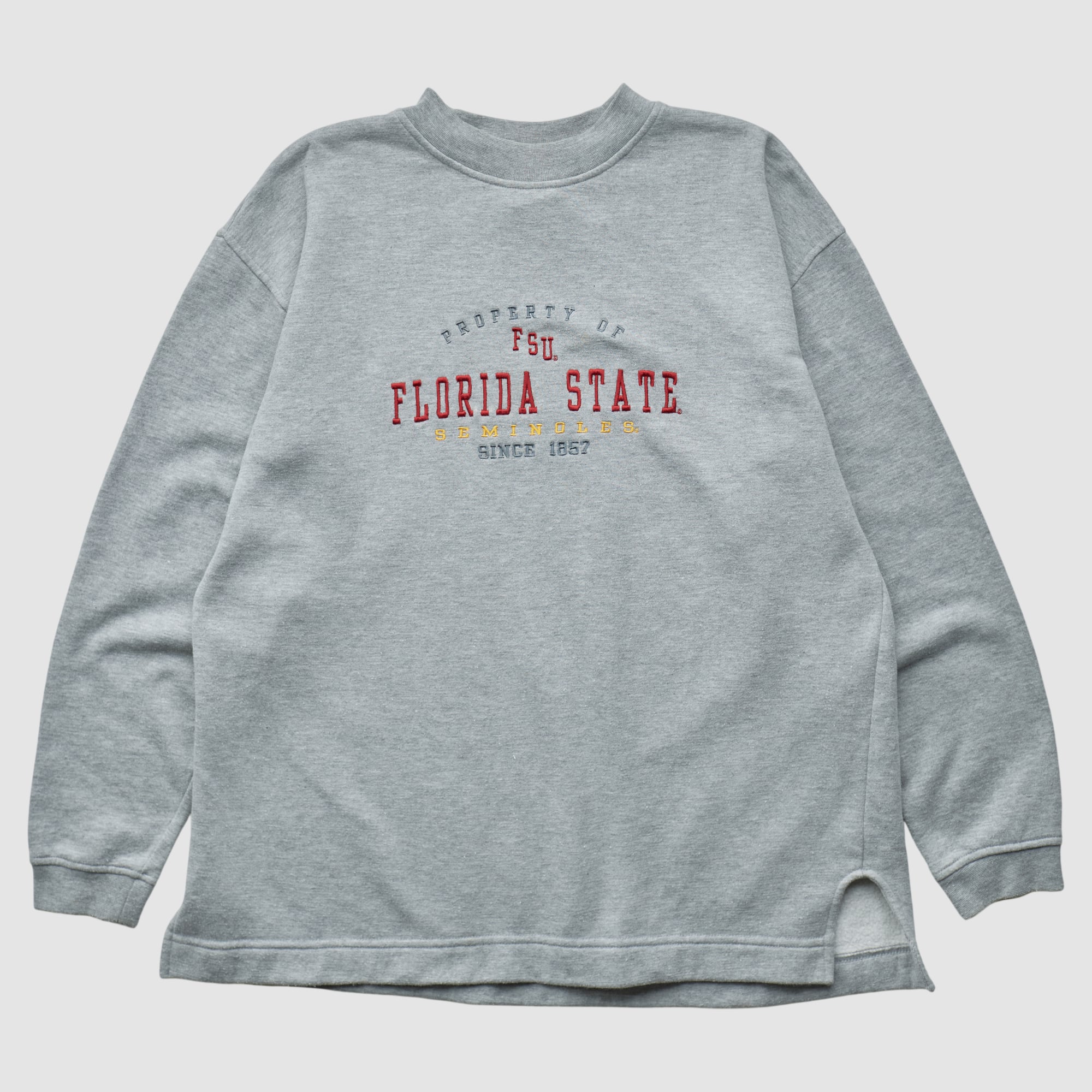Florida State Seminoles Red Oak Sportswear 2000s Sweatshirt - Heather Gray - M