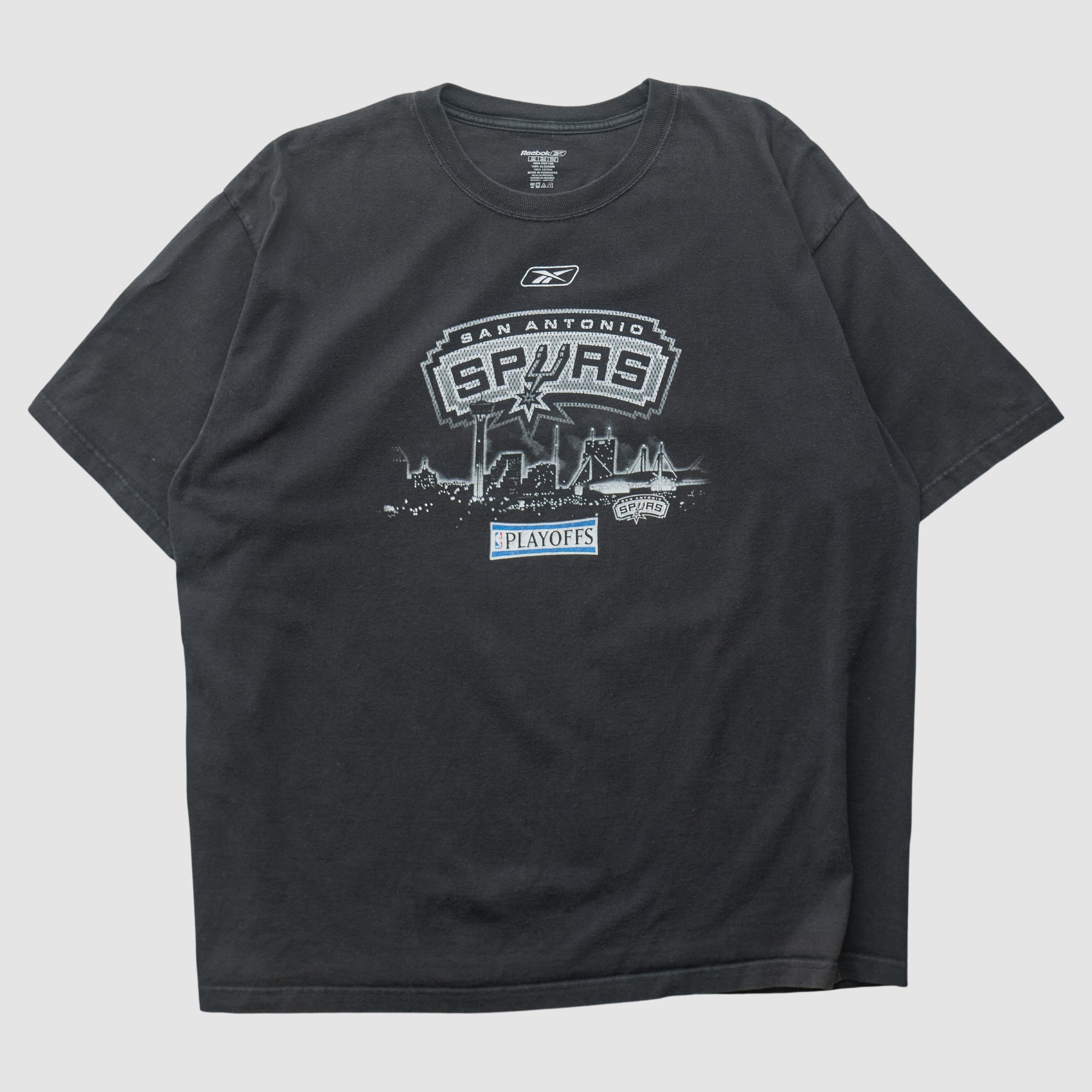 San Antonio Spurs Reebok 2010s T-shirt - Black - 2XL