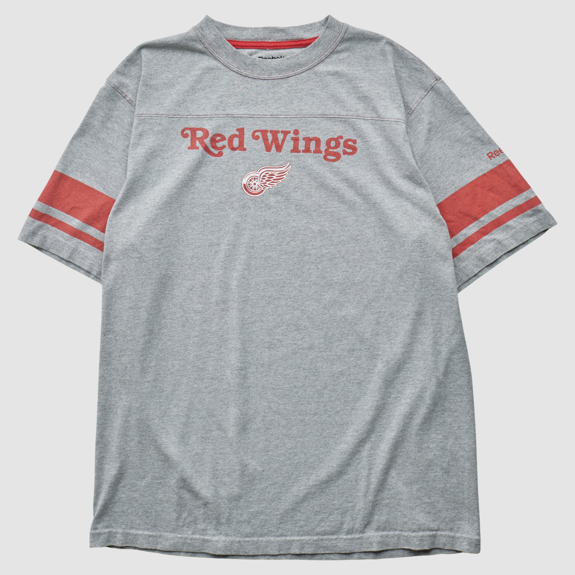 Detroit Red Wings Reebok 2000s T-shirt - Heather Gray - M