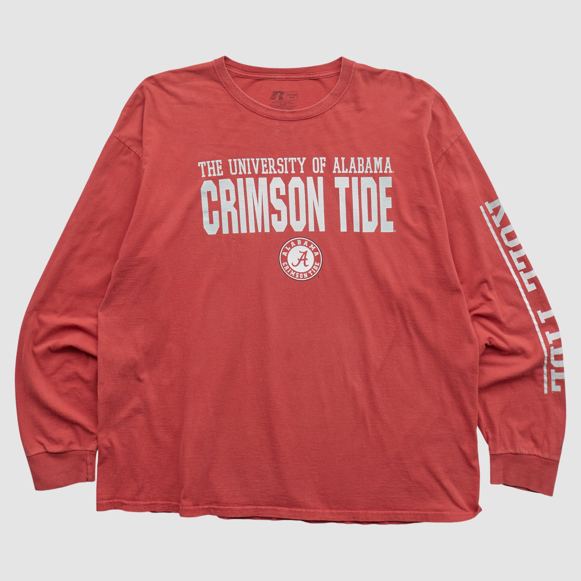 Alabama Crimson Tide Reebok 2010s Long Sleeve T-shirt - Red - 2XL