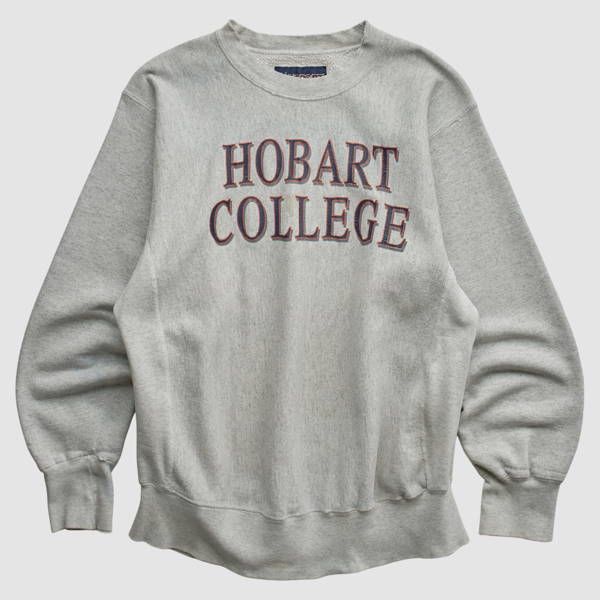 Hobart & William Smith Colleges Jansport 2000s Pullover Sweatshirt - Heather Gray - XS