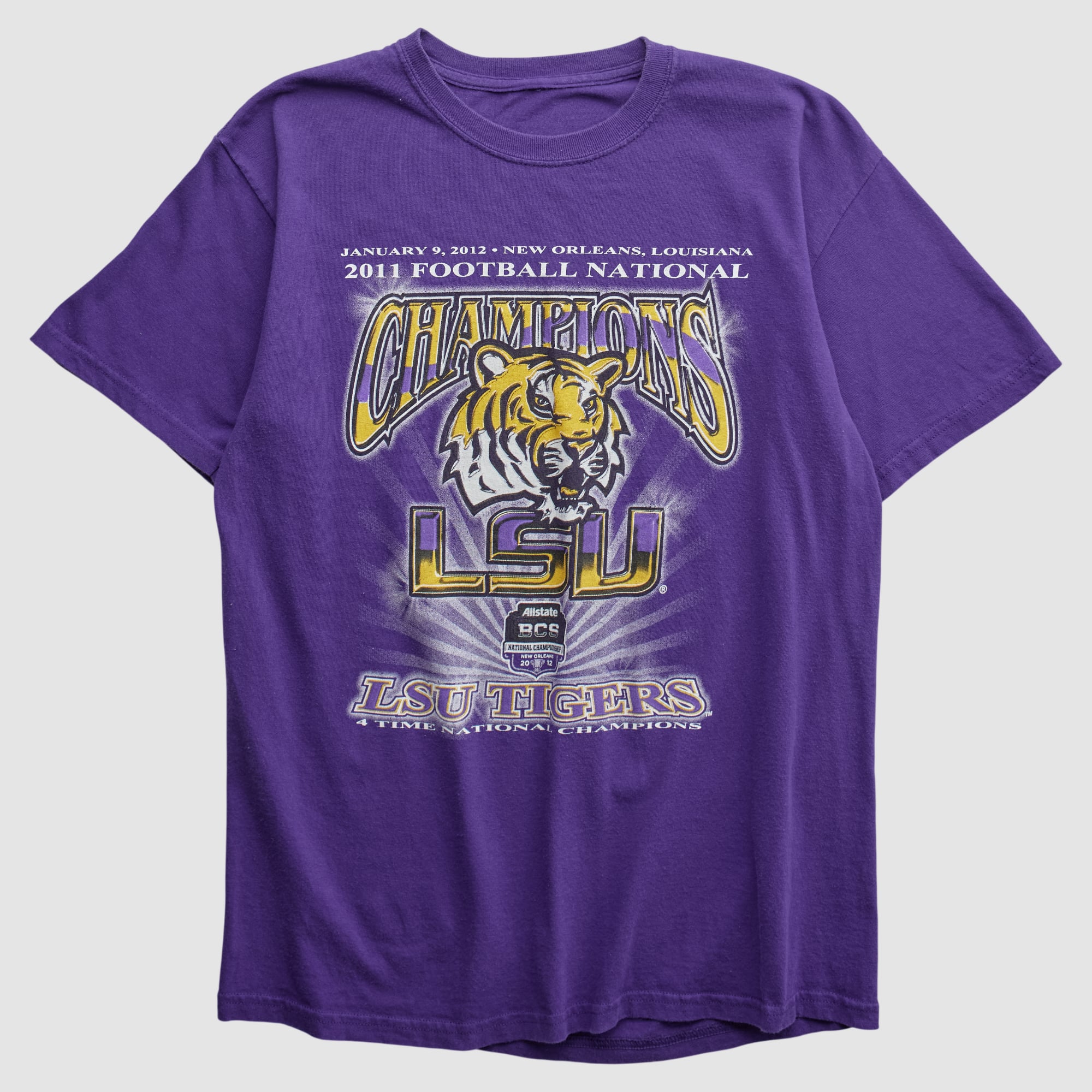 LSU Tigers 2011 T-shirt - Purple - S