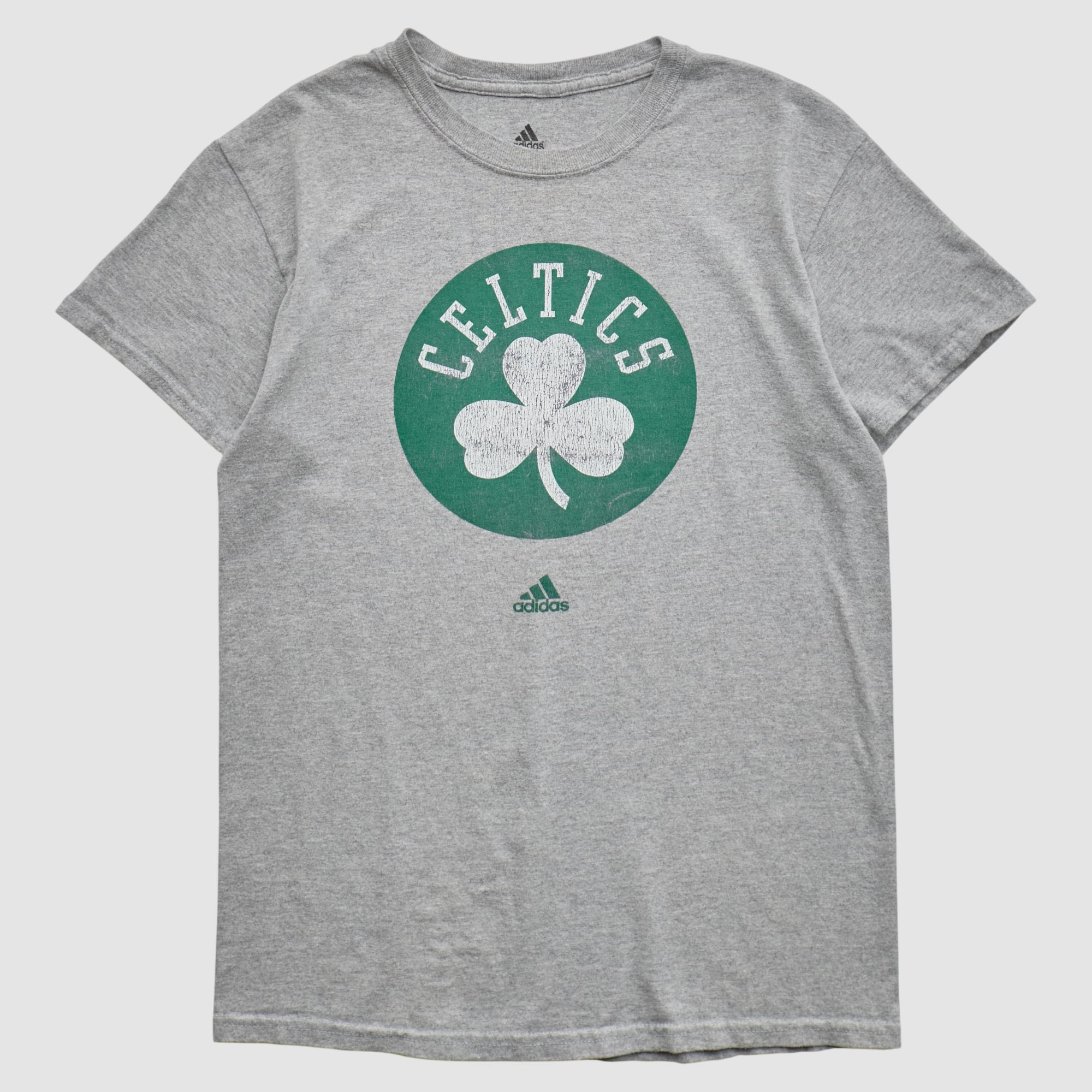 Boston Celtics Adidas 2010s T-shirt - Heather Gray - XS