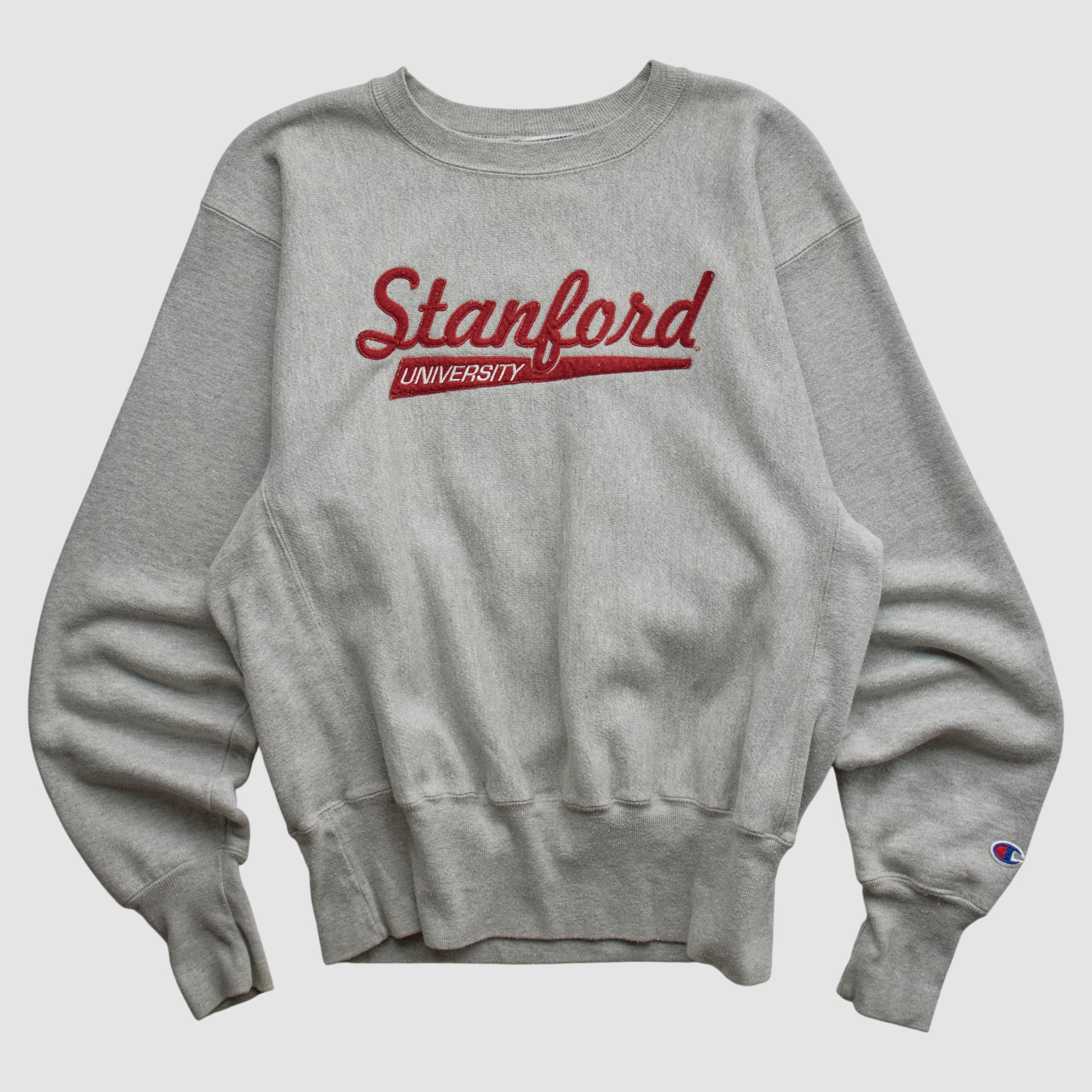 Stanford Cardinal Champion 2000s Pullover Sweatshirt - Gray - XS