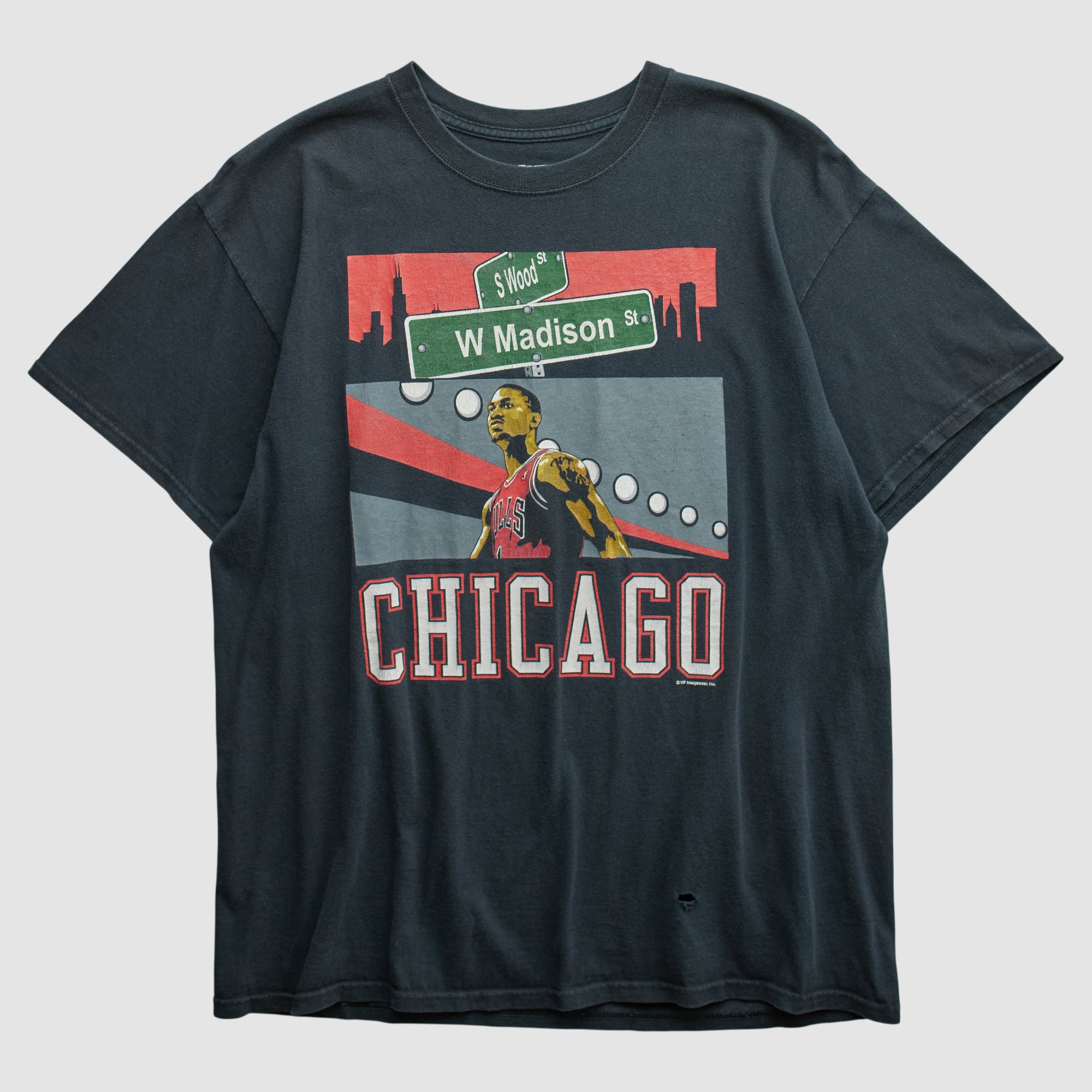 Chicago Bulls NBA 2010s T-shirt - Black - M