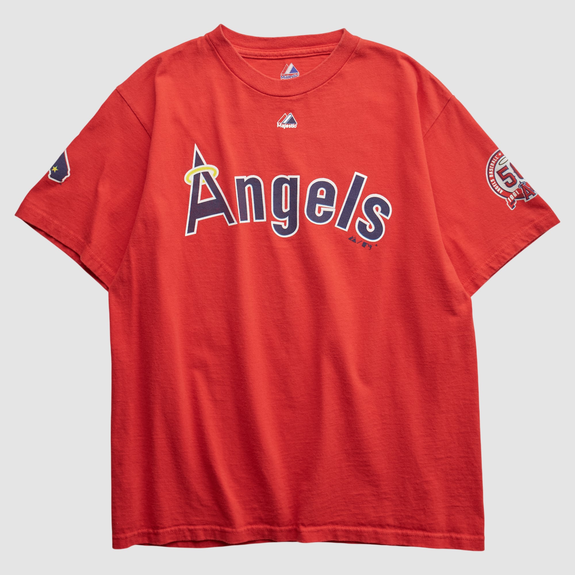 Los Angeles Angels Majestic 2010s T-shirt - Red - XS