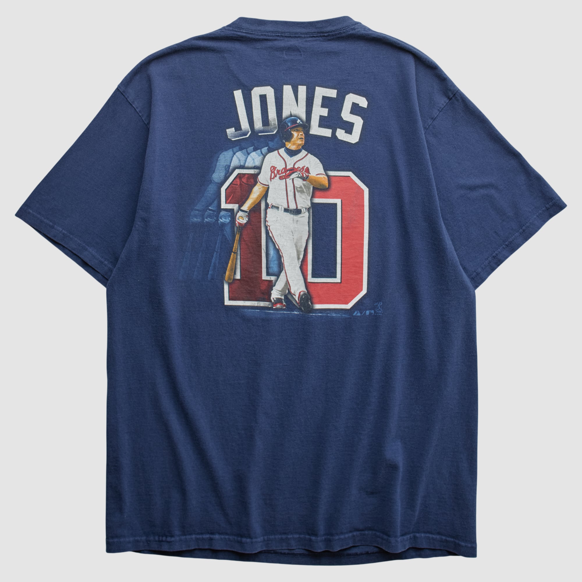 Atlanta Braves Majestic 2010s T-shirt - Navy - M