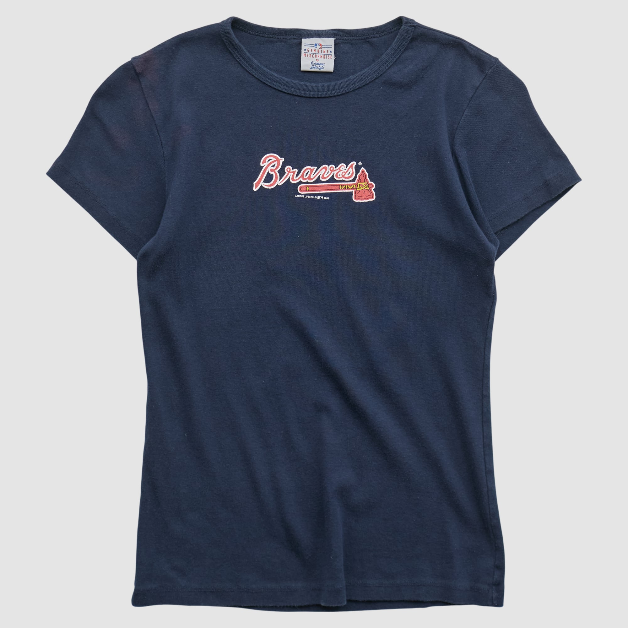 Atlanta Braves Genuine Merchandise 2000s T-shirt - Navy - XS