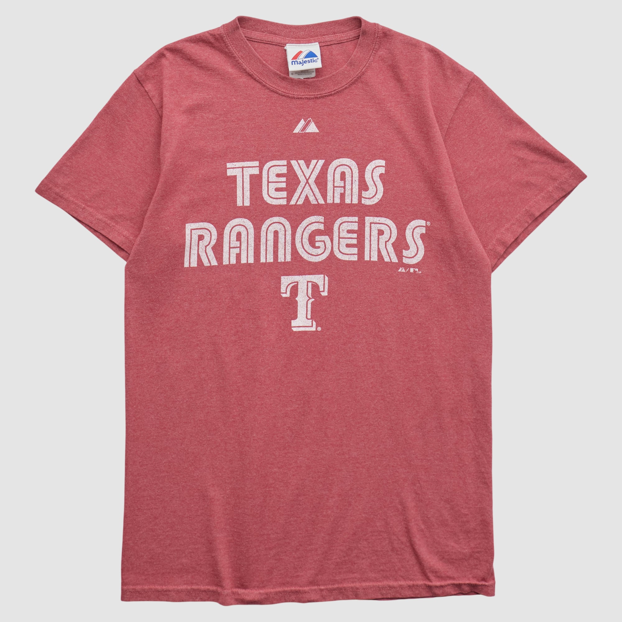 Texas Rangers Majestic 2010s T-shirt - Red - XS