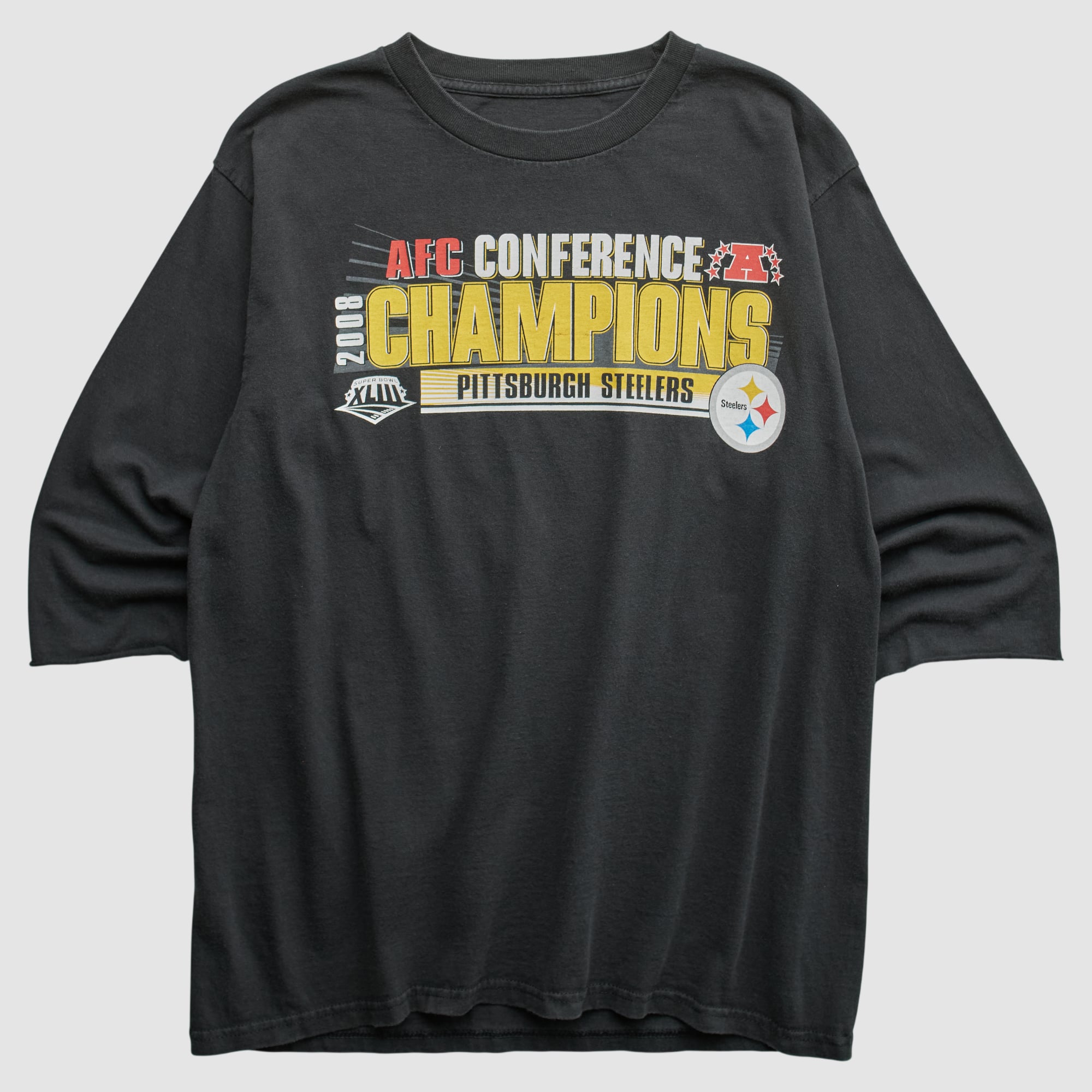 Pittsburgh Steelers 2008 T-shirt - Black - S