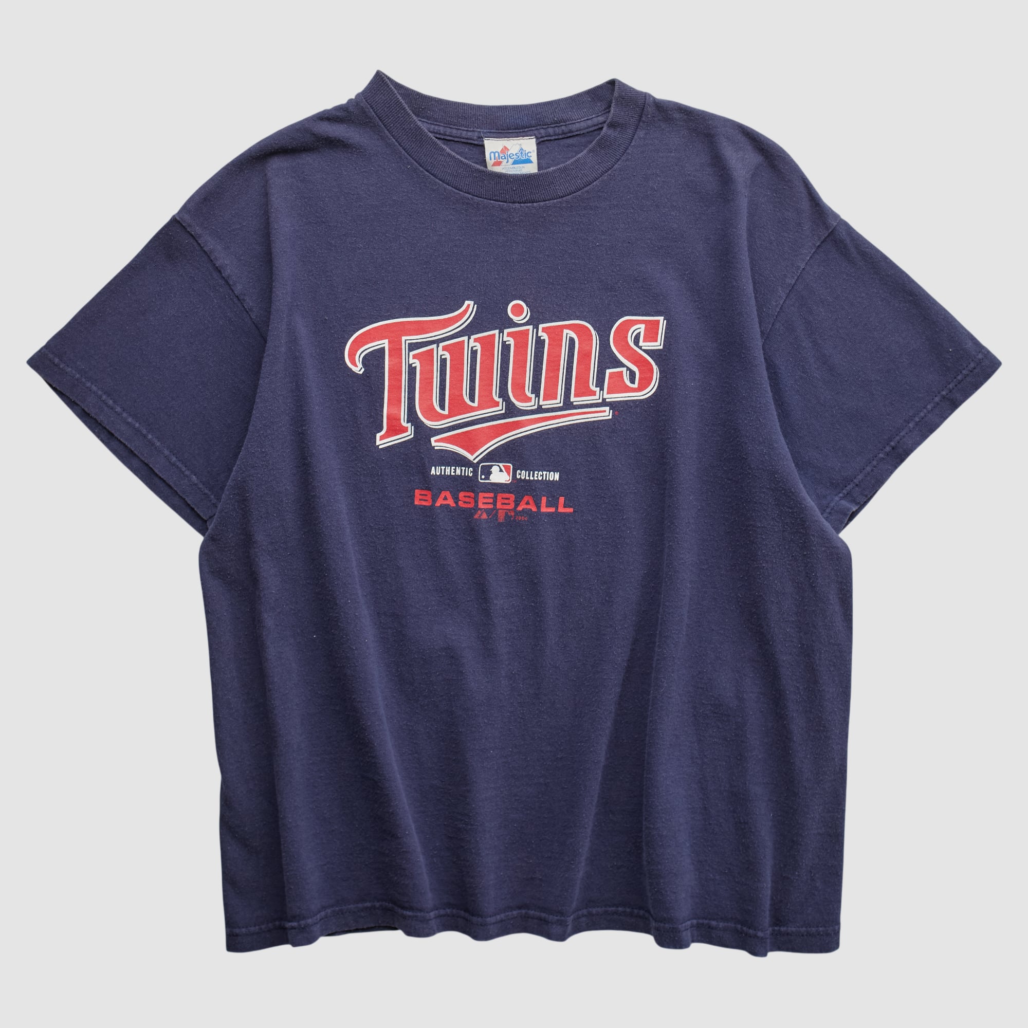 Minnesota Twins Majestic 2000s T-shirt - Navy - S
