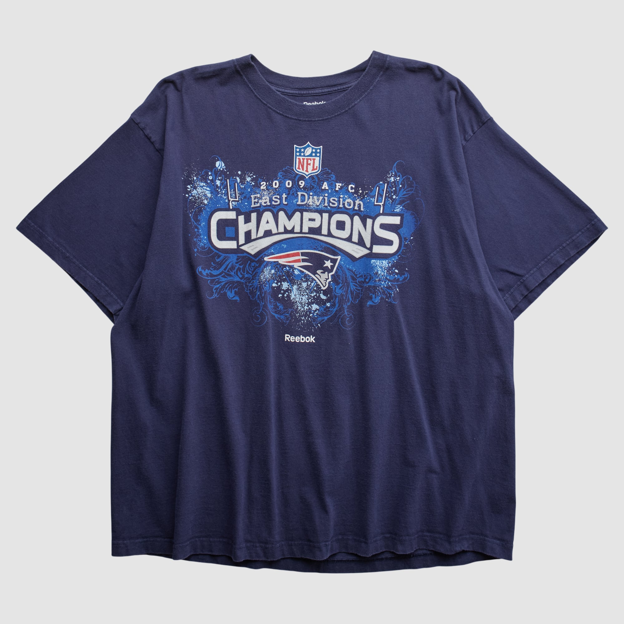 New England Patriots Reebok 2009 T-shirt - Navy - 2XL