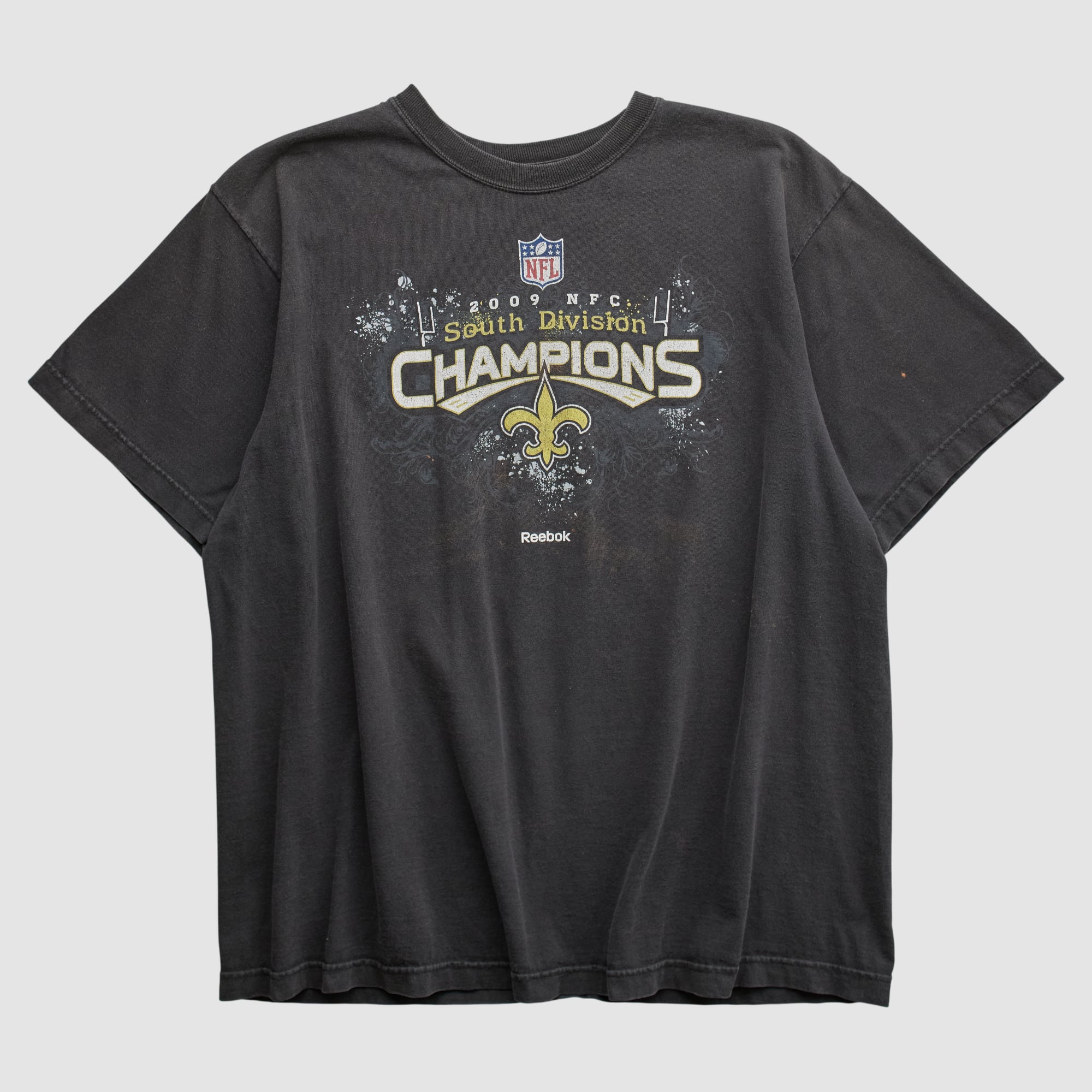 New Orleans Saints Reebok 2009 T-shirt - Black - M