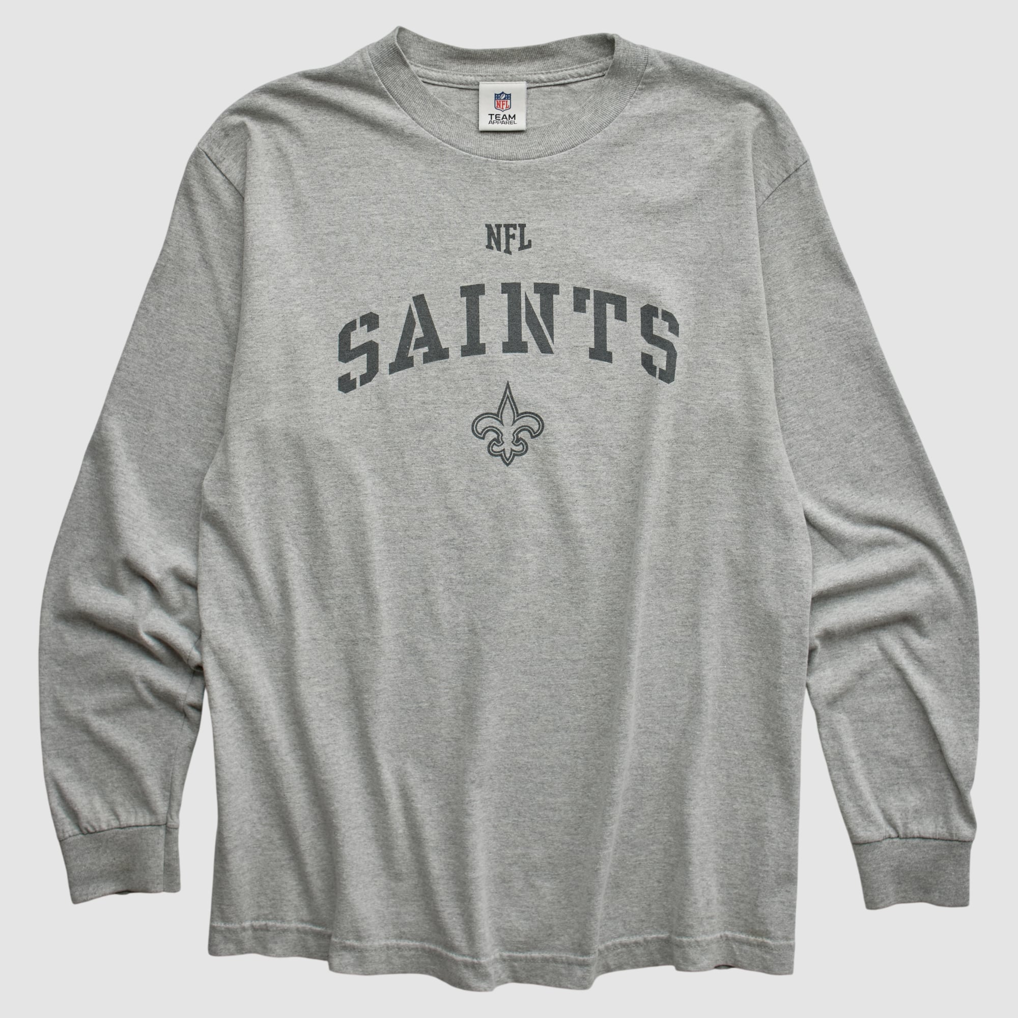 New Orleans Saints NFL 2010s Long Sleeve T-shirt - Heather Gray - S