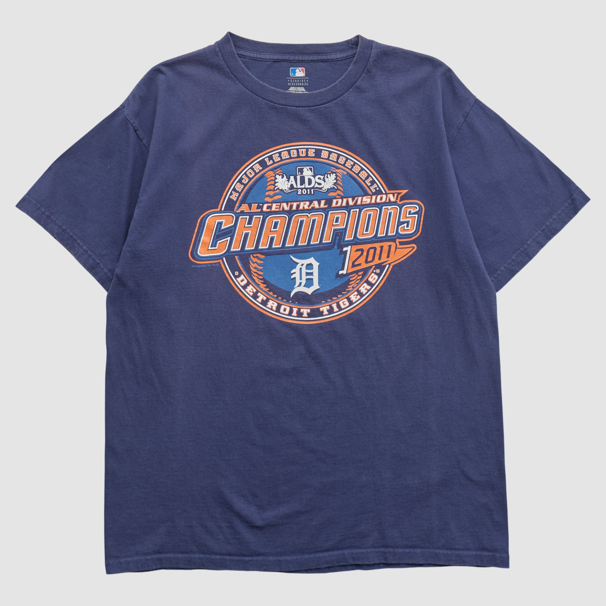 Detroit Tigers Genuine Merchandise 2011 T-shirt - Navy - M